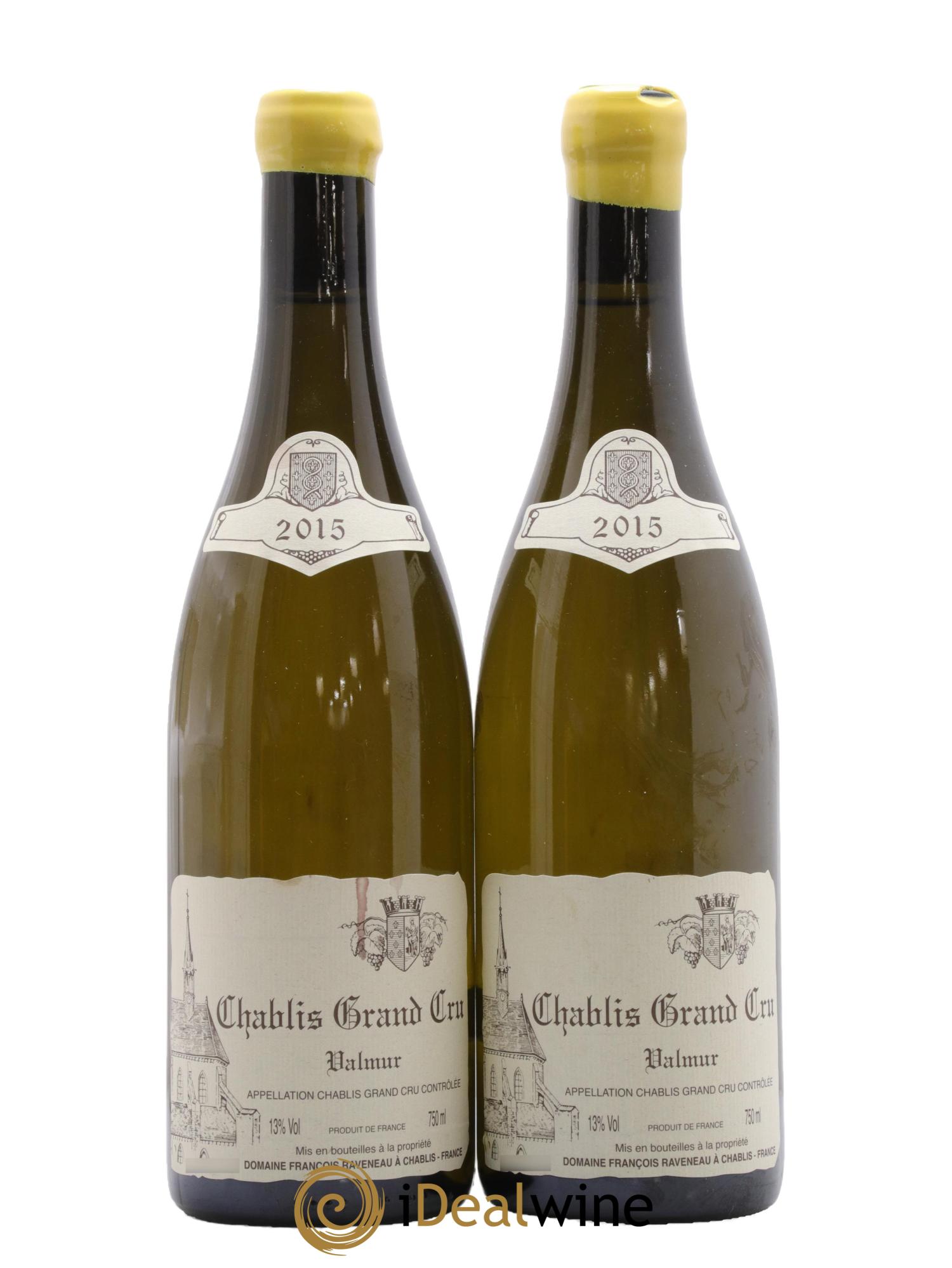 Chablis Grand Cru Valmur Raveneau (Domaine) 2015 - Lot de 2 bouteilles - 0