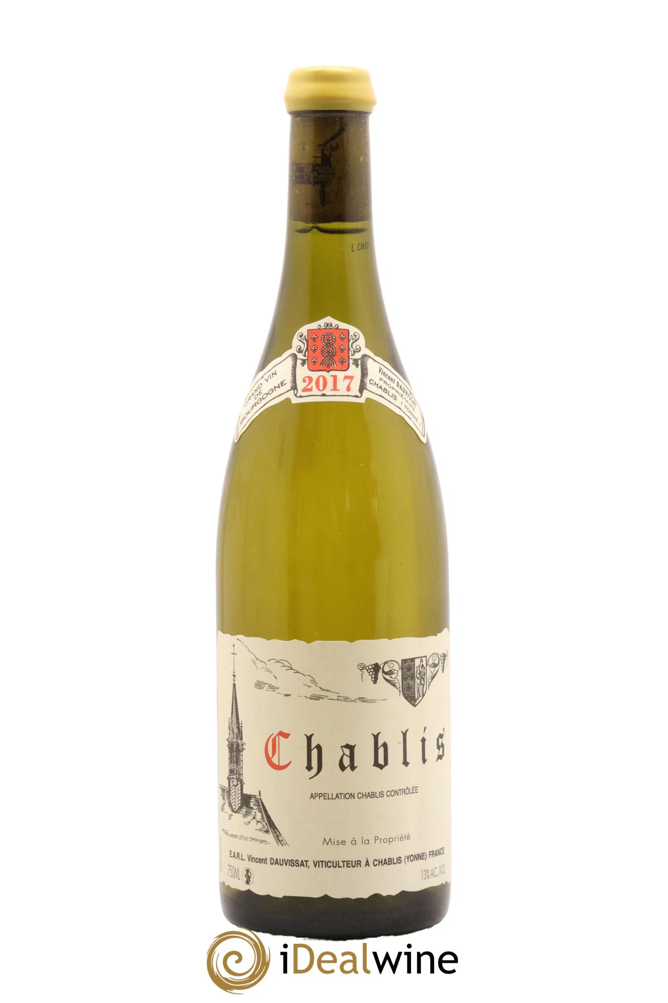 Chablis Vincent Dauvissat (Domaine) 2017 - Lot of 1 bottle - 0