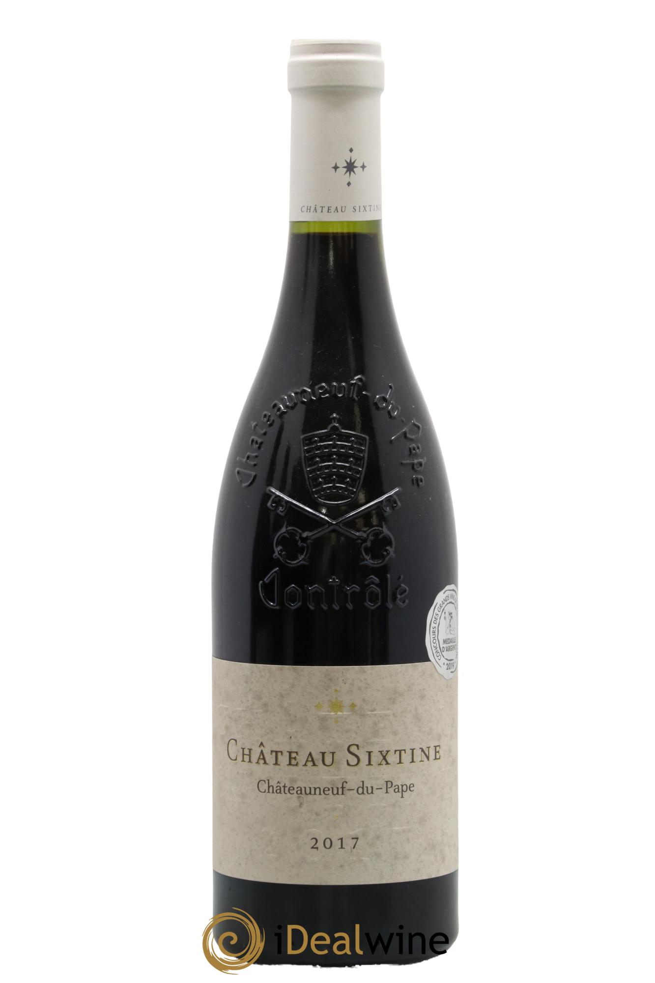 Châteauneuf-du-Pape Château Sixtine 2017 - Posten von 1 Flasche - 0