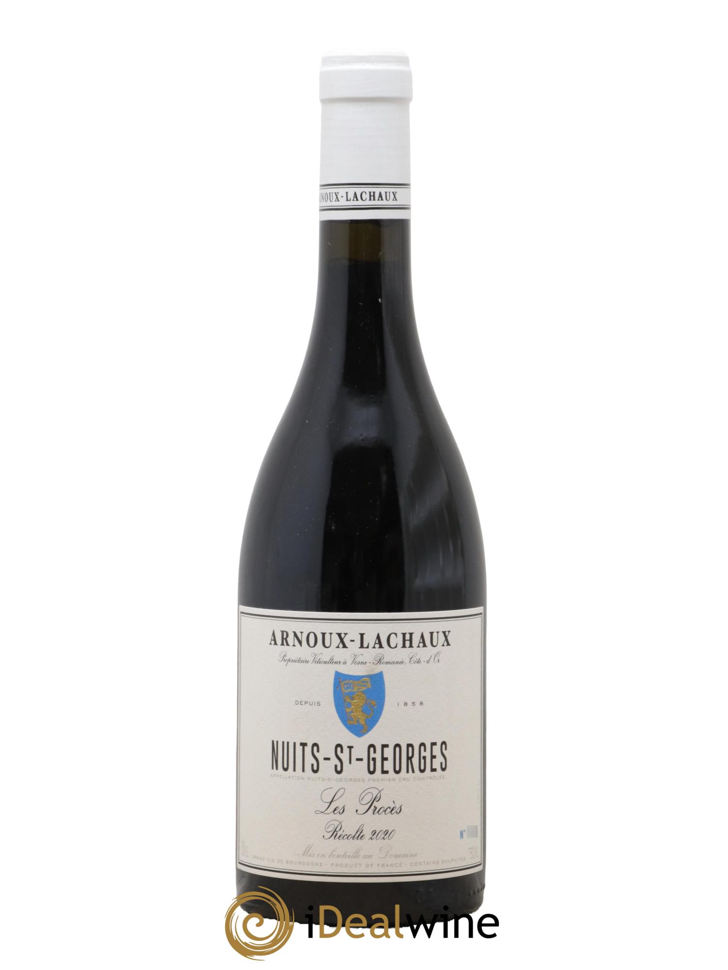 Nuits-Saint-Georges 1er Cru Les Procès Arnoux-Lachaux (Domaine) 2020 - Lot de 1 bouteille - 0