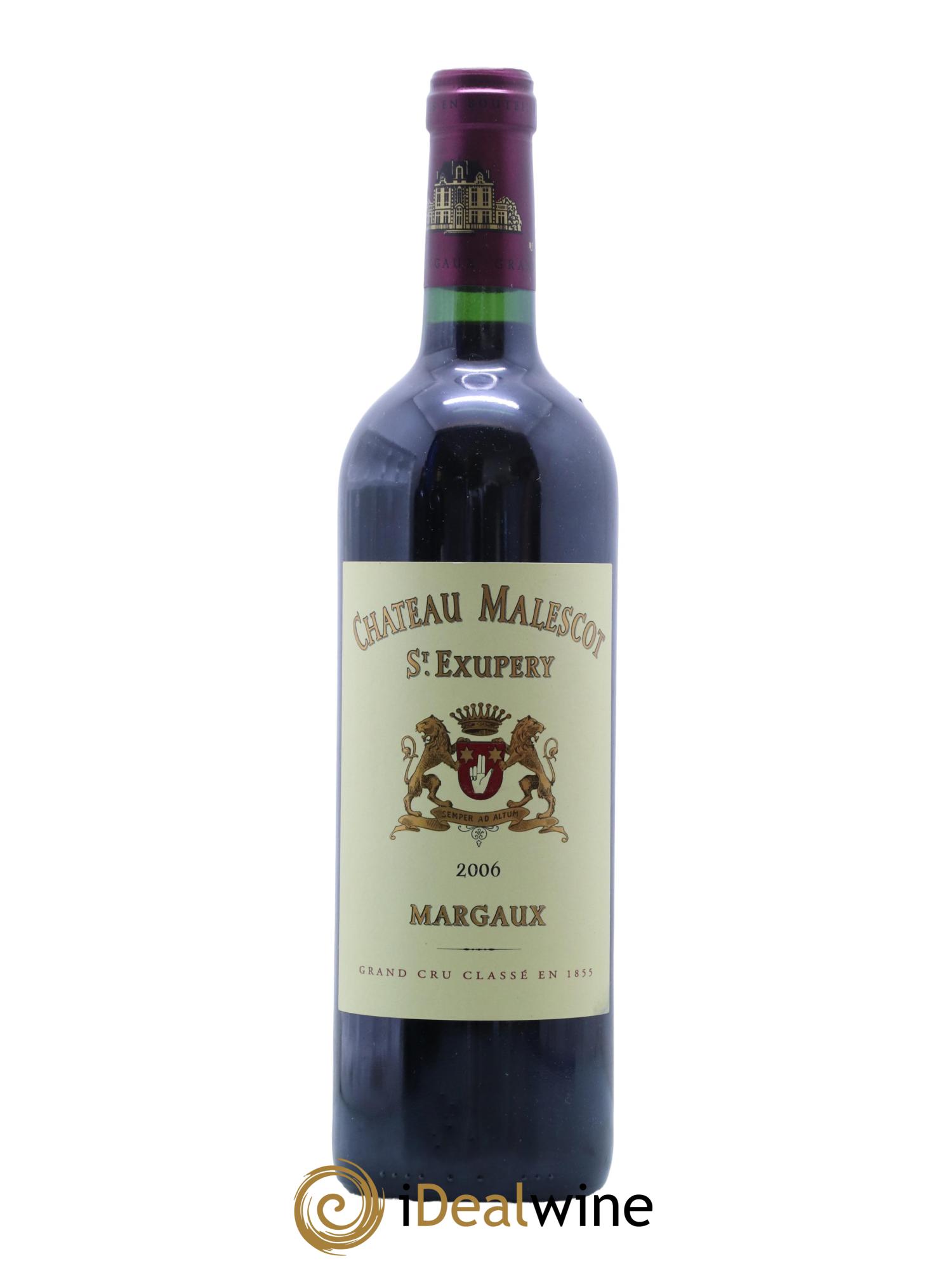 Château Malescot Saint-Exupéry 3ème Grand Cru Classé 2006 - Lot de 1 bouteille - 0