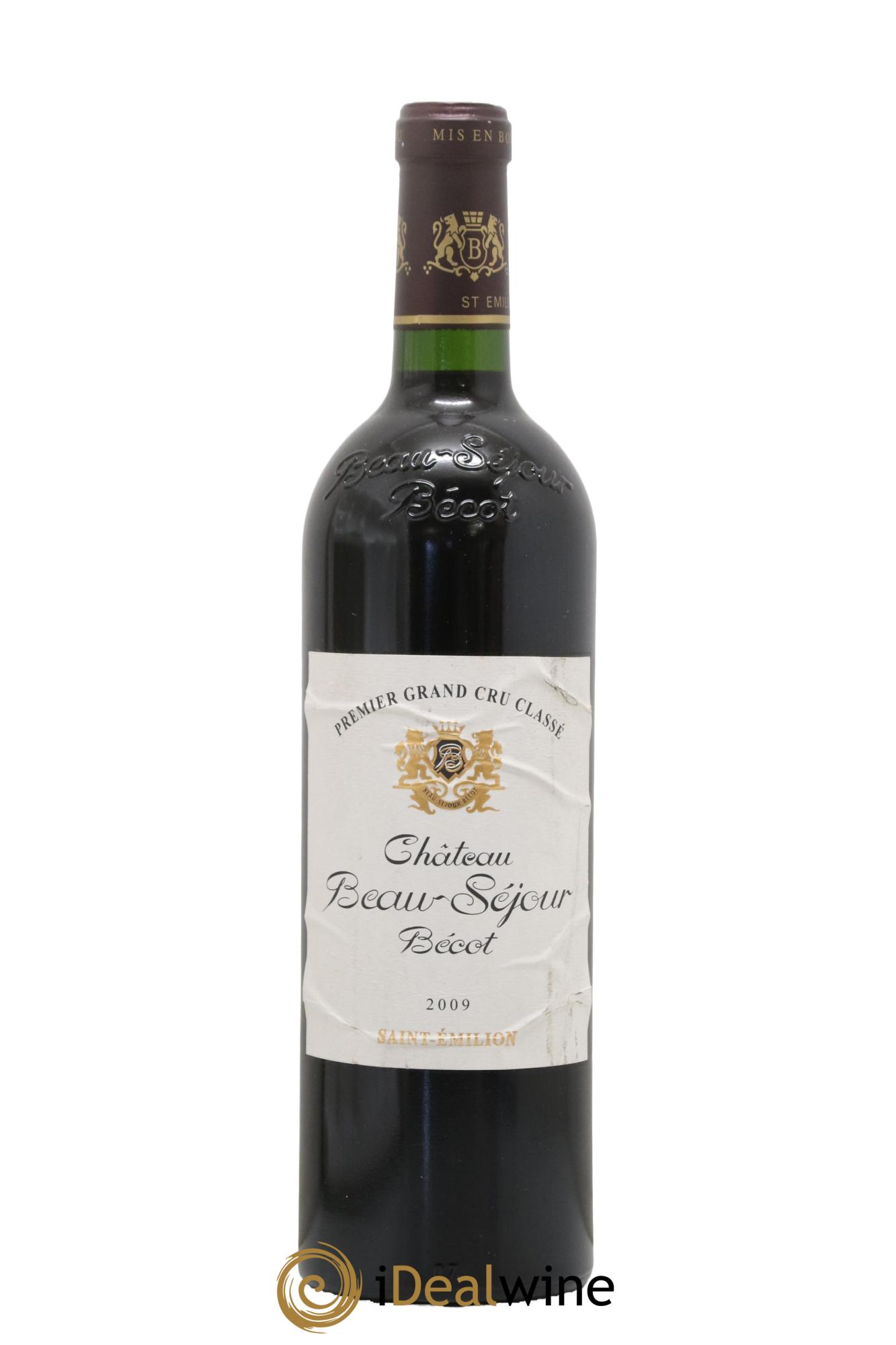 Château Beau-Séjour Bécot 1er Grand Cru Classé B 2009 - Posten von 1 Flasche - 0
