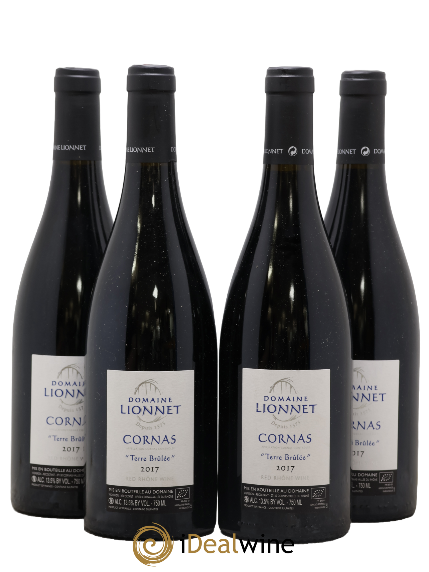 Cornas Terre Brulée Pierre Lionnet 2017 - Posten von 4 Flaschen - 0