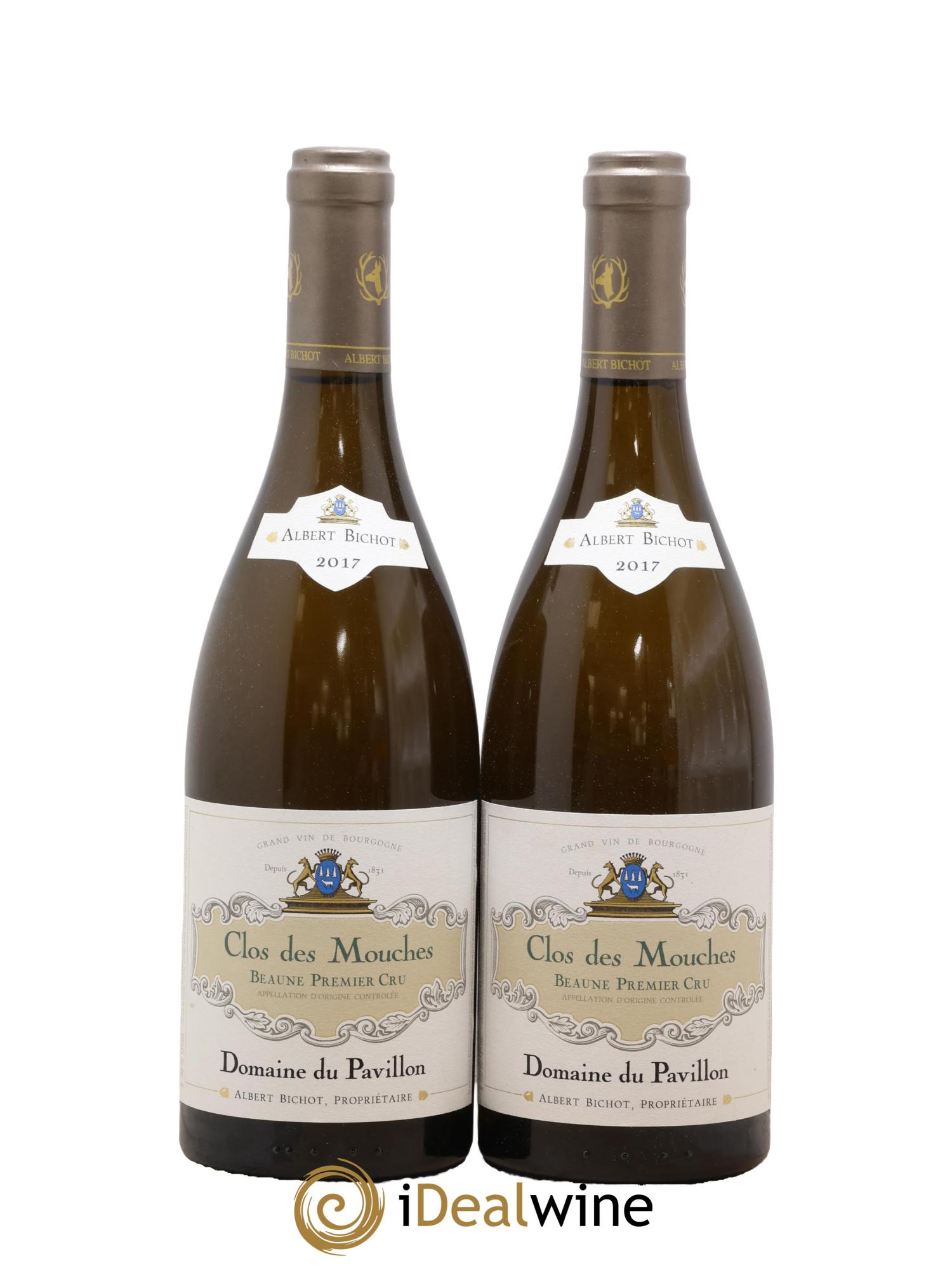Beaune 1er Cru Clos des Mouches Domaine du Pavillon - Albert Bichot 2017 - Posten von 2 Flaschen - 0