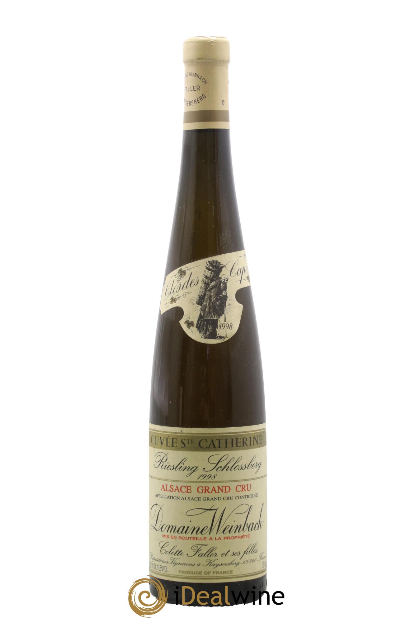 Alsace Grand Cru Riesling Schlossberg Cuvée Sainte Catherine Weinbach (Domaine) 1998 - Lot of 1 bottle - 0