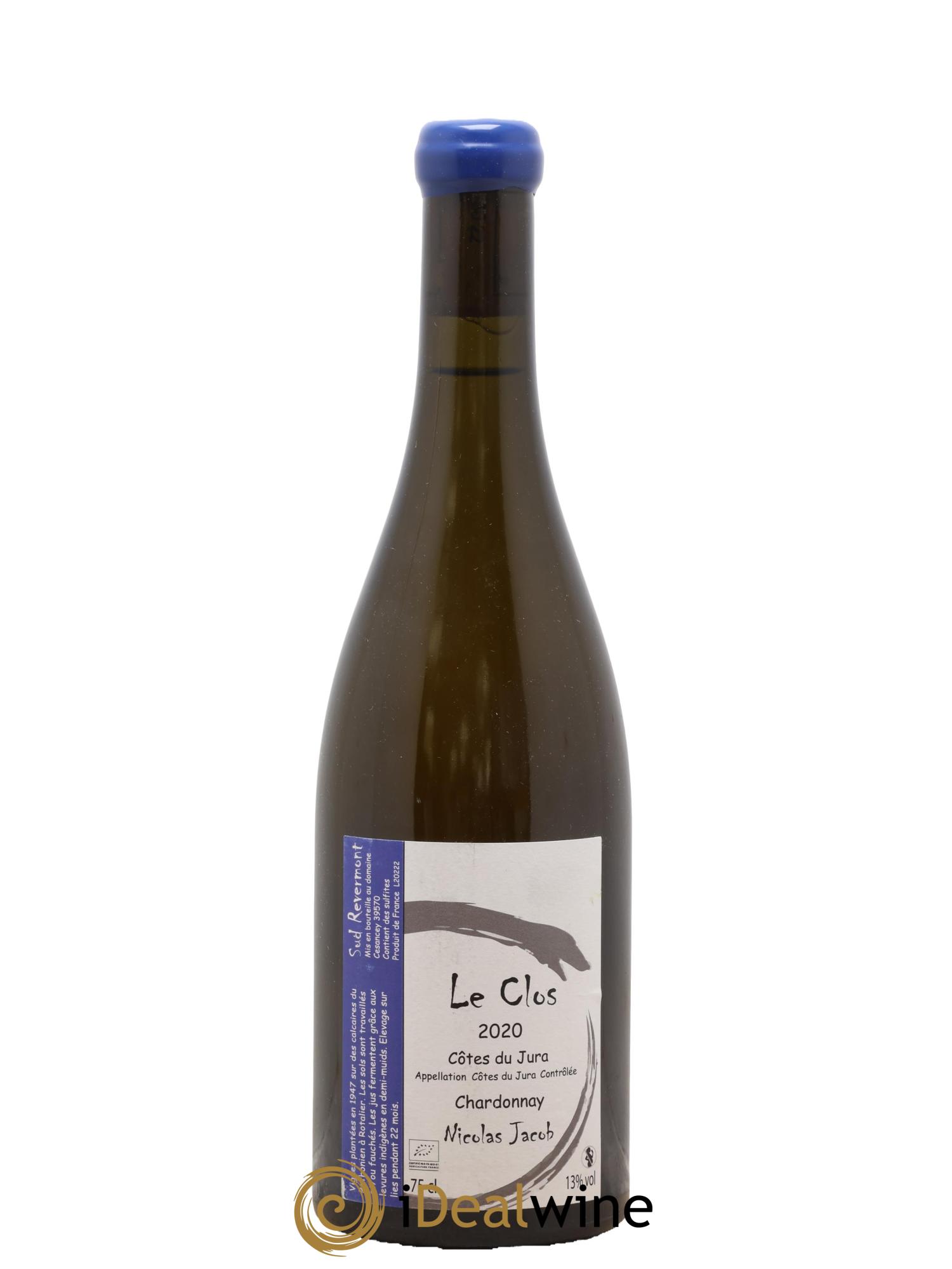 Côtes du Jura Chardonnay Le Clos Nicolas Jacob 2020 - Lot de 1 bouteille - 0