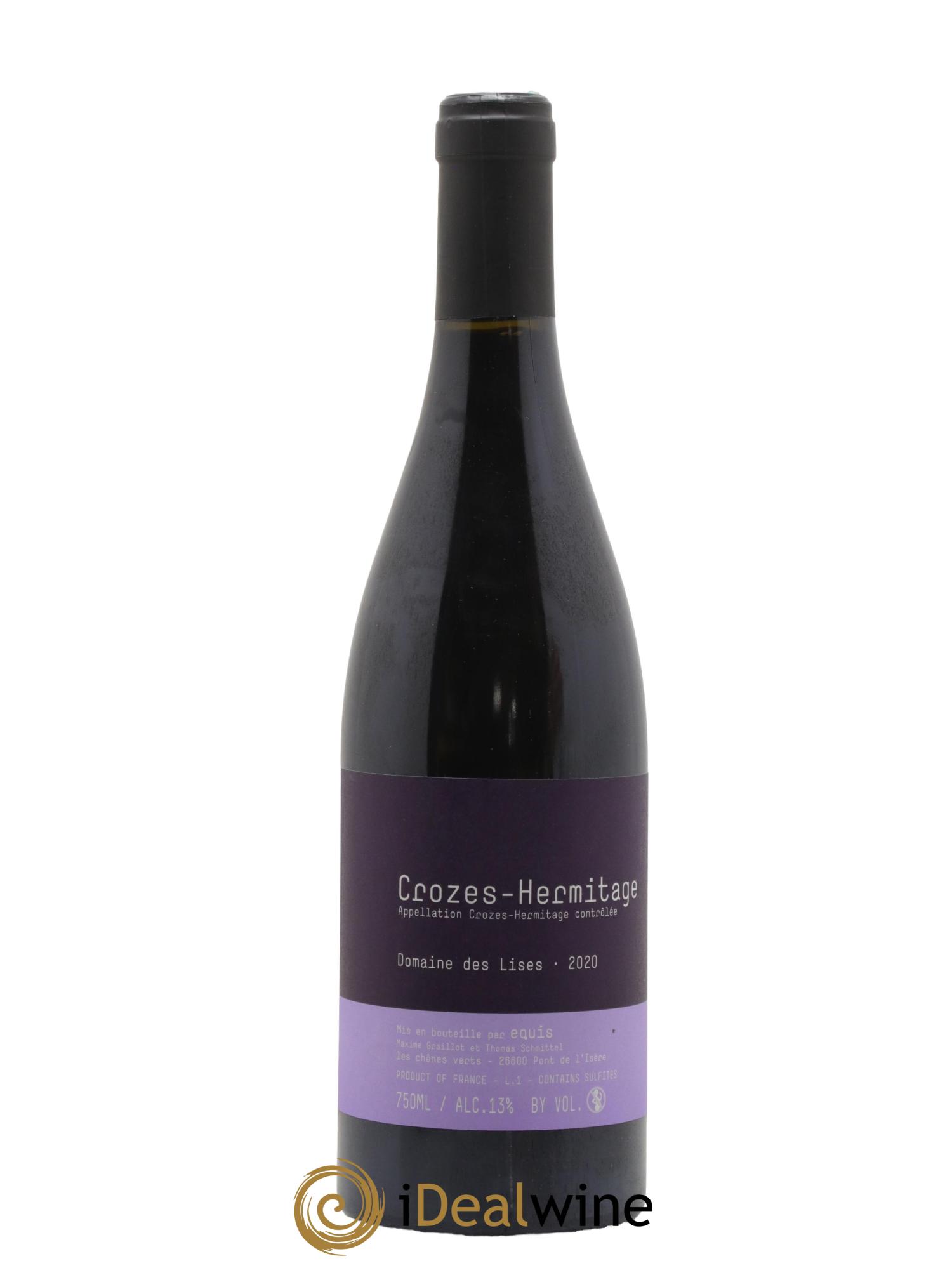 Crozes-Hermitage Lises (Domaine des) 2020 - Lot de 1 bouteille - 0