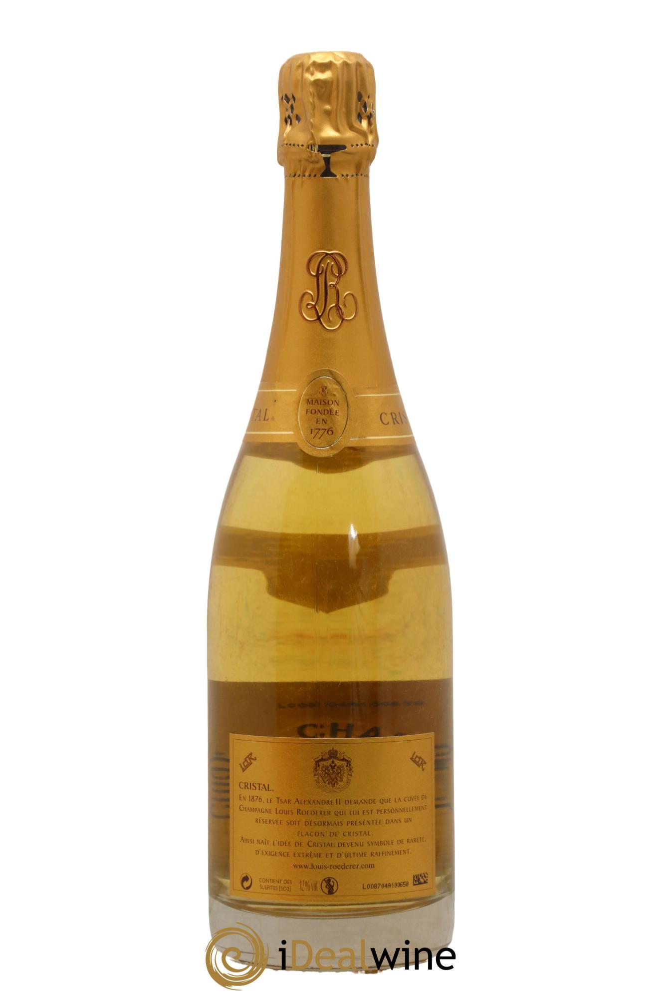 Cristal Louis Roederer 2004 - Lotto di 1 bottiglia - 2