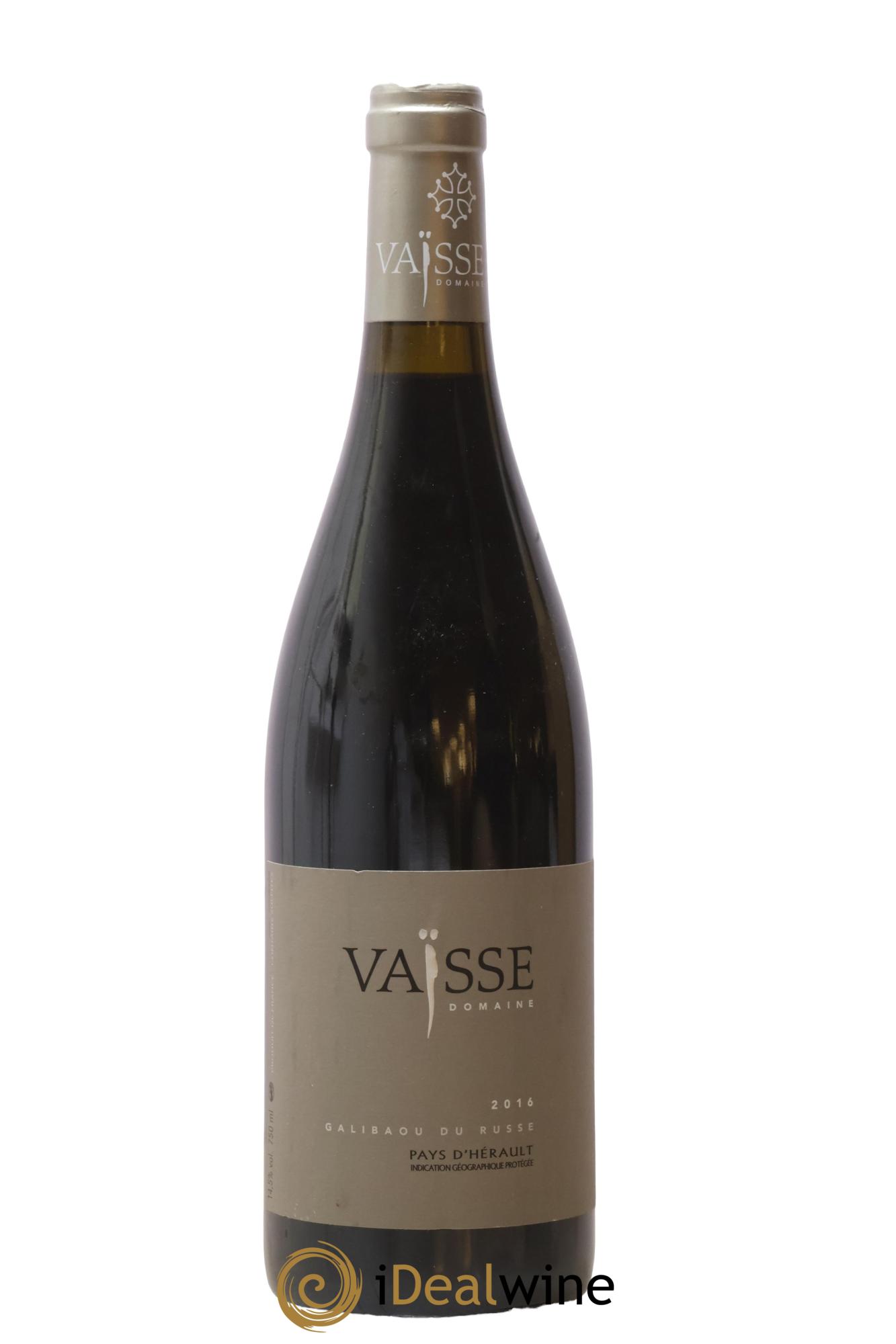 IGP Pays de l'Hérault Galibaou du Russe Vaisse (Domaine) 2016 - Lot of 1 bottle - 0