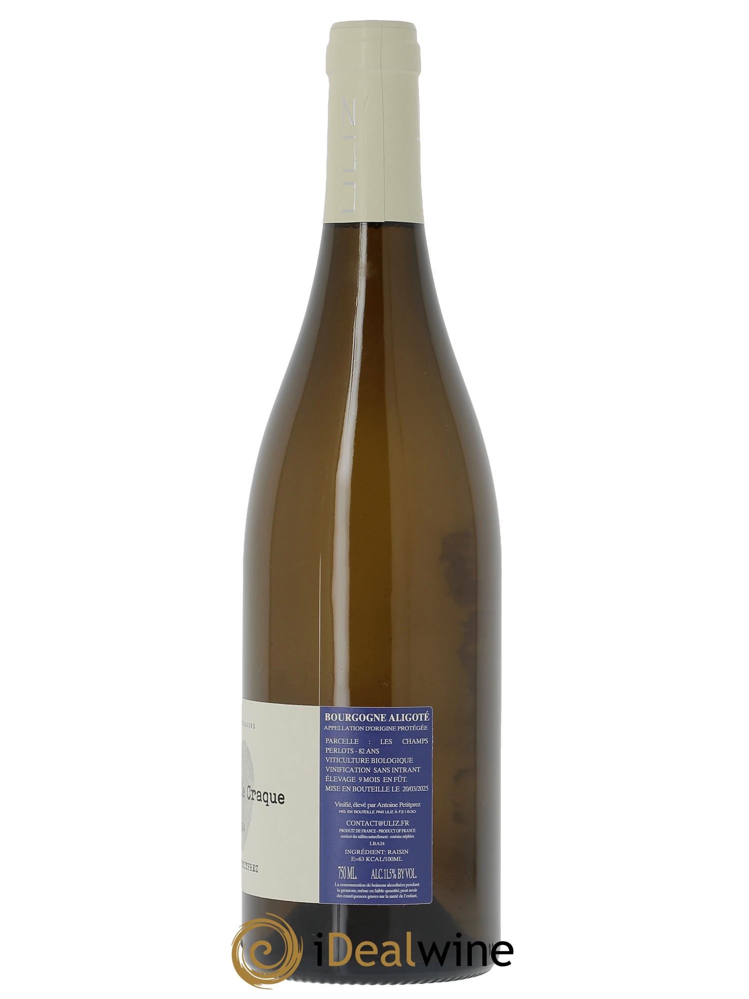 Bourgogne Aligoté La Vieille Craque Antoine Petitprez 2024 - Lotto di 1 bottiglia - 1
