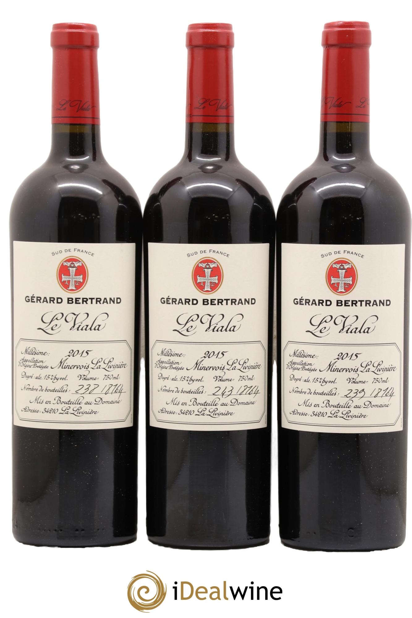 Minervois La Livinière Le Viala Gérard Bertrand 2015 - Lot de 6 bouteilles - 2