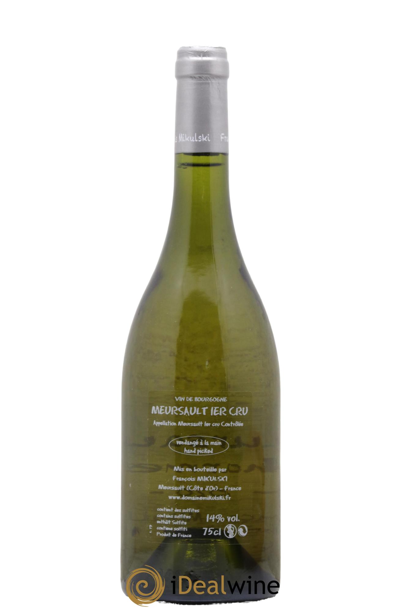 Meursault 1er Cru Charmes François Mikulski 2020 - Posten von 1 Flasche - 1