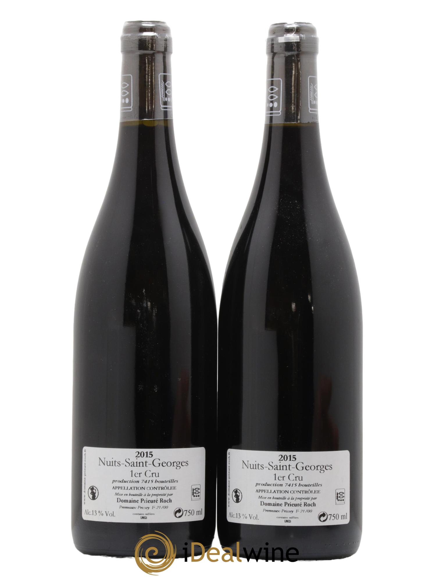 Nuits-Saint-Georges 1er Cru Prieuré Roch 2015 - Lot de 2 bouteilles - 1