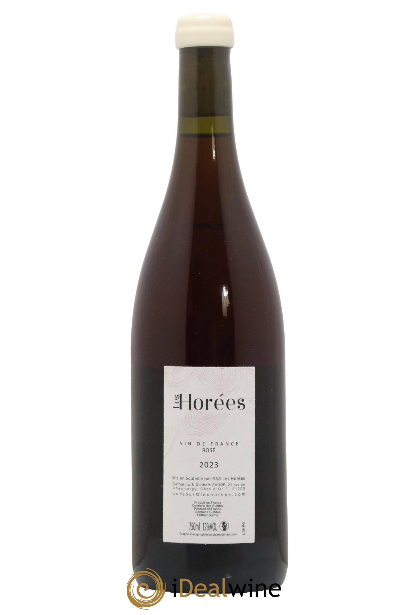 Bourgogne Rosé Bonheur Les Horées 2023 - Lot de 1 bouteille - 1