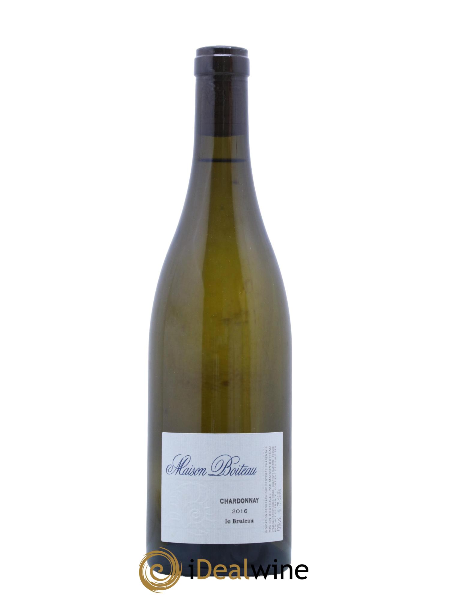 Divers IGP Charentais Le Bruleau Chardonnay Maison Boiteau 2016 - Lot de 1 bouteille - 0