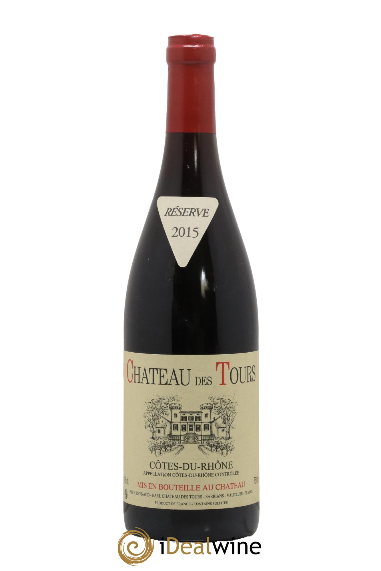 Côtes-du-Rhône Château des Tours Emmanuel Reynaud 2015 - Lot de 1 bouteille - 0
