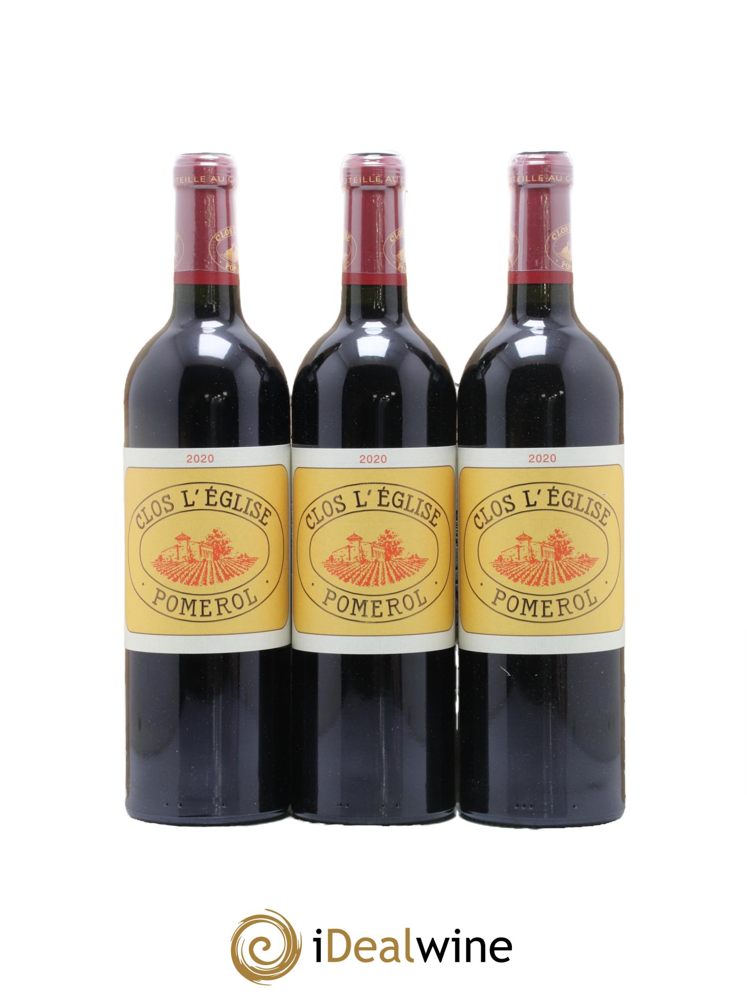 Clos l'Eglise 2020 - Lot de 3 bouteilles - 1