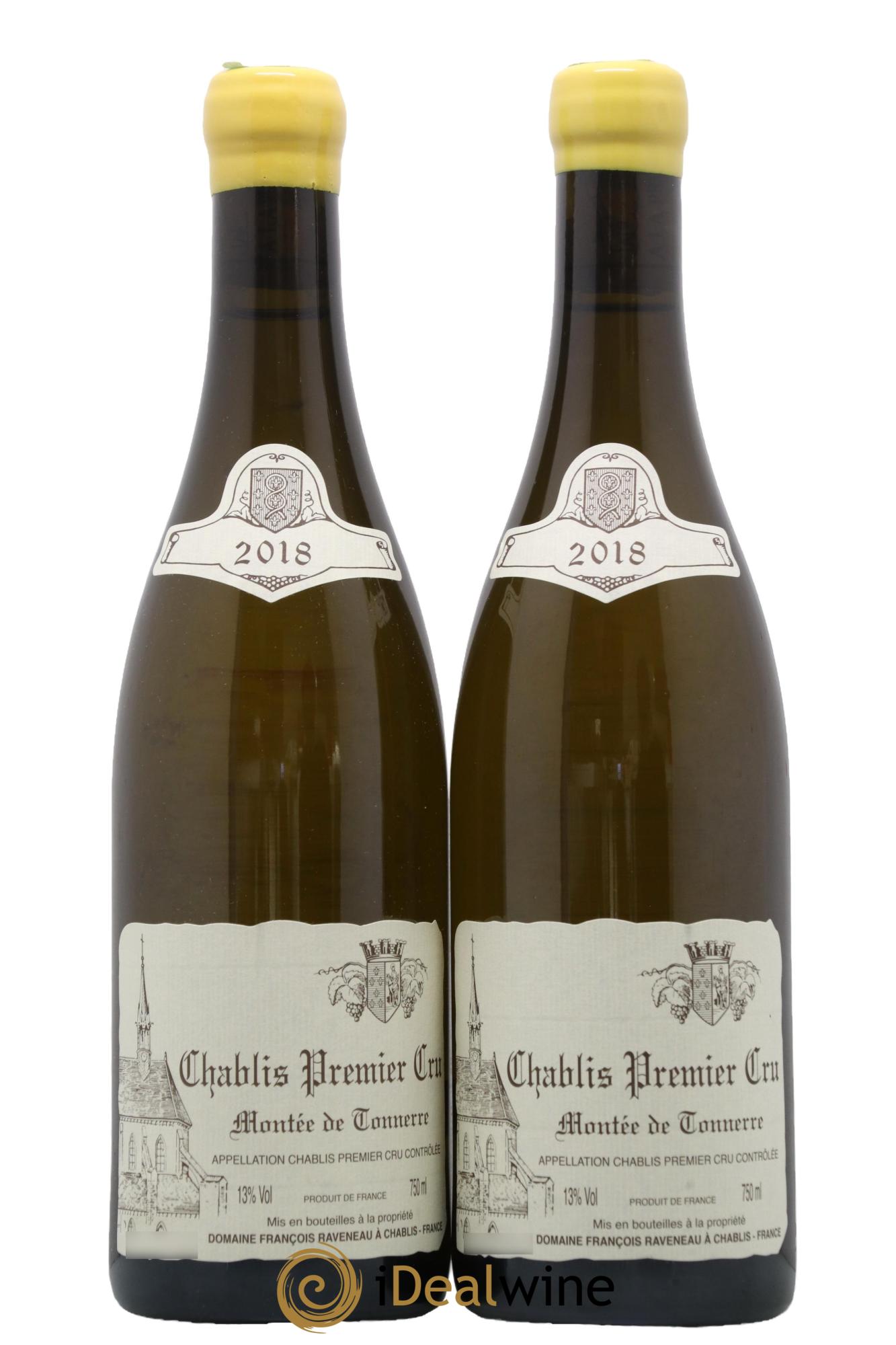 Chablis 1er Cru Montée de Tonnerre Raveneau (Domaine) 2018 - Lot de 2 bouteilles - 0