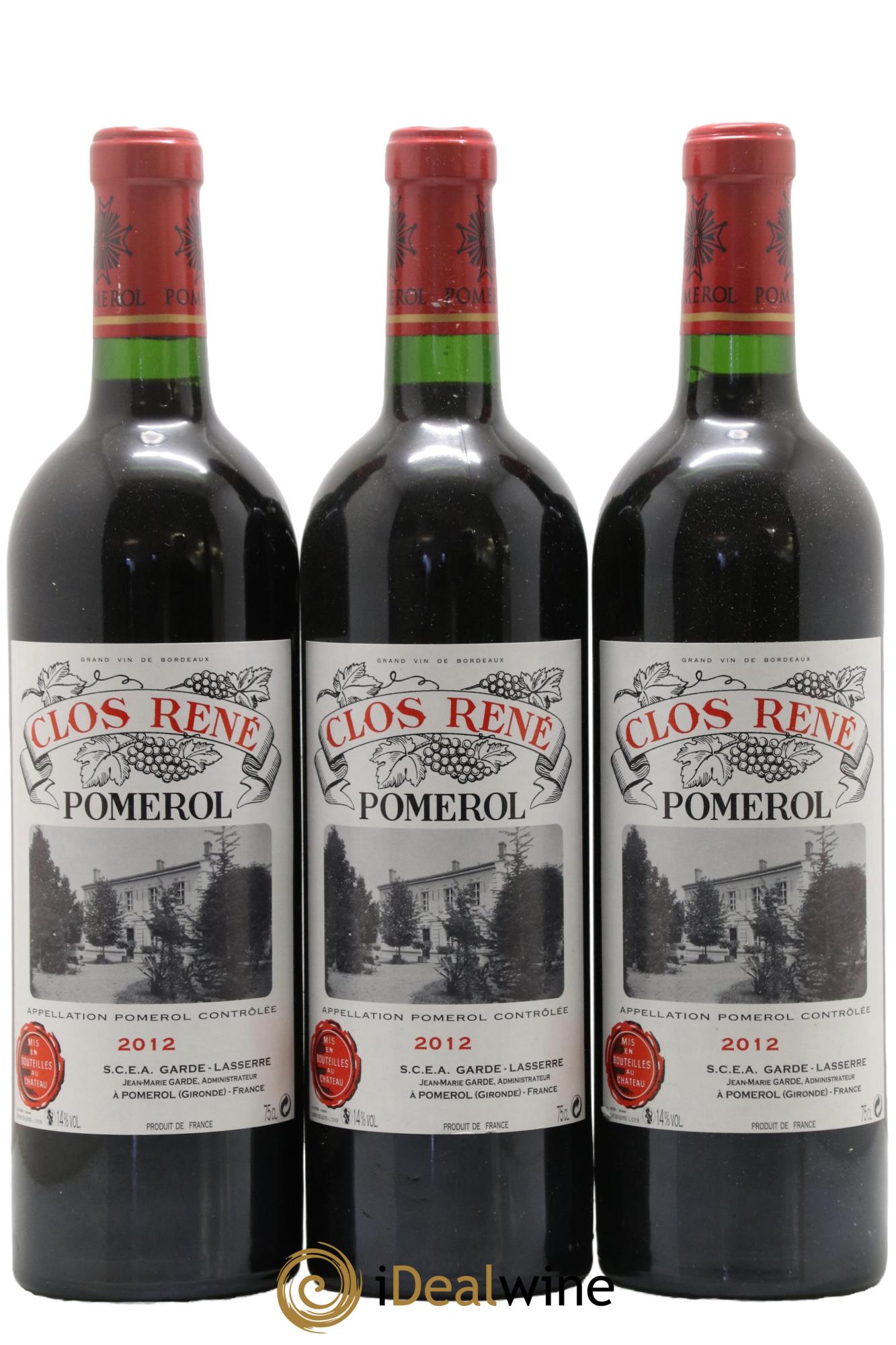 Clos René 2012 - Lot de 3 bouteilles - 0