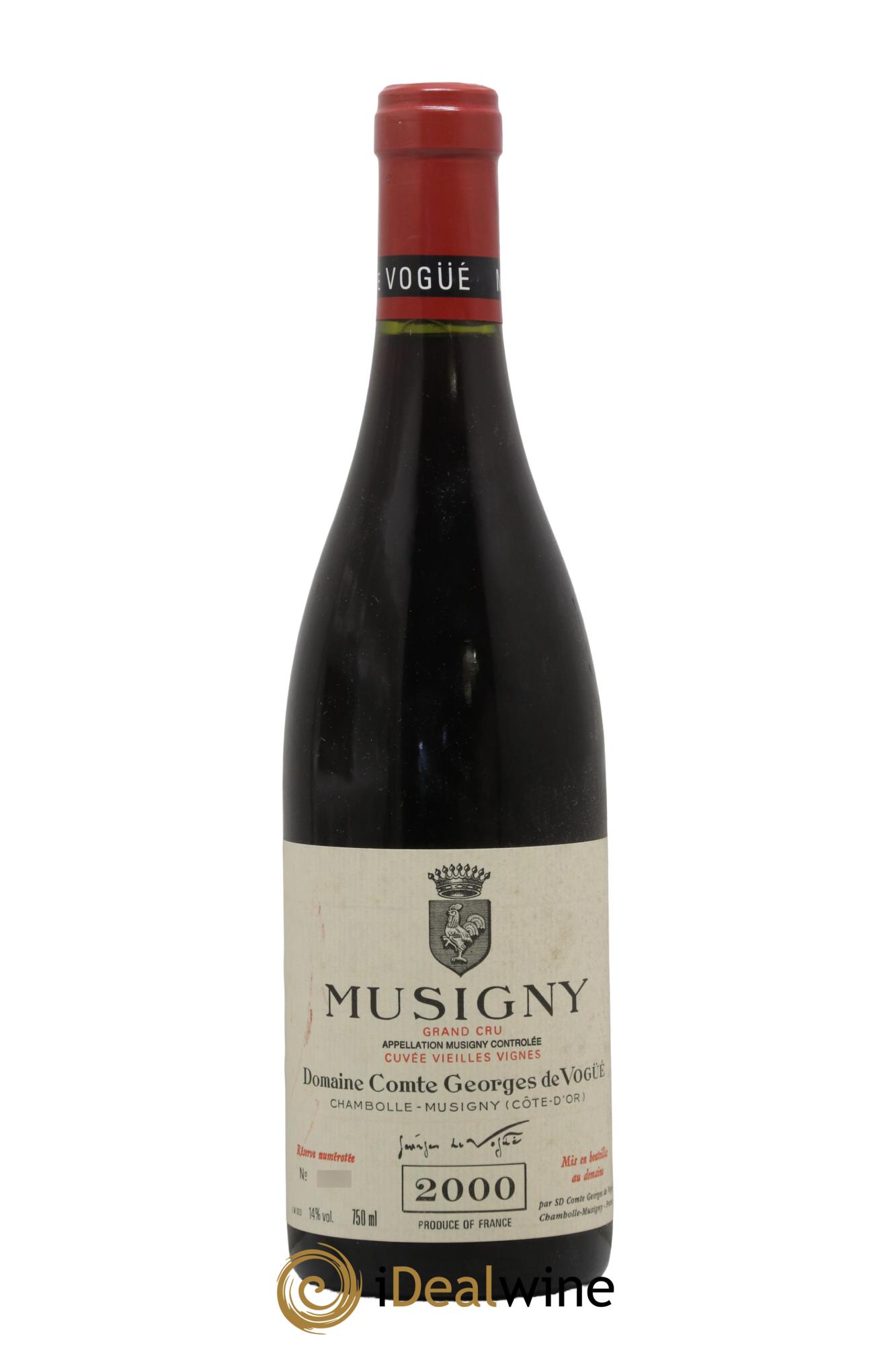 Musigny Grand Cru Cuvée Vieilles Vignes Comte Georges de Vogüé 2000 - Posten von 1 Flasche - 0