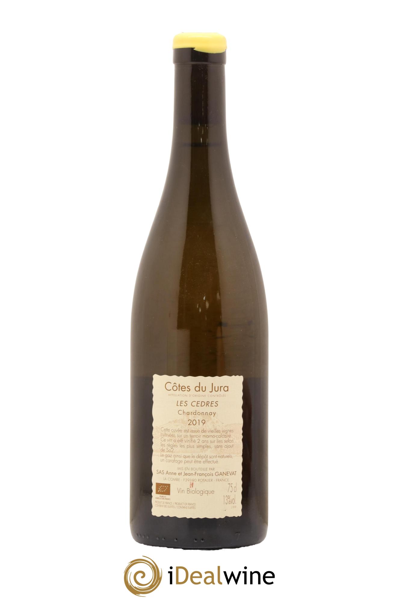 Vin de France (anciennement Côtes du Jura) Les Cèdres Anne et Jean François Ganevat 2019 - Lot of 1 bottle - 1