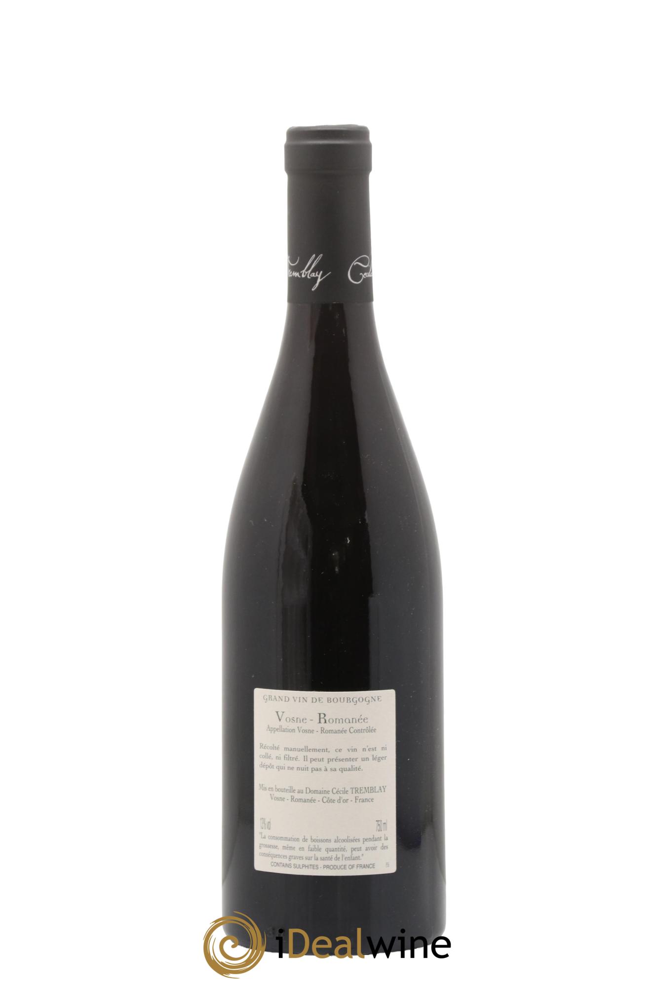 Vosne-Romanée Vieilles Vignes Cécile Tremblay 2016 - Posten von 1 Flasche - 1
