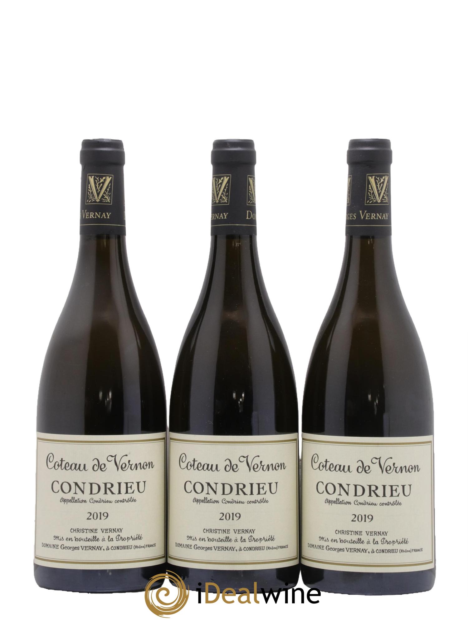 Condrieu Coteau de Vernon Georges Vernay 2019 - Lot de 3 bouteilles - 0