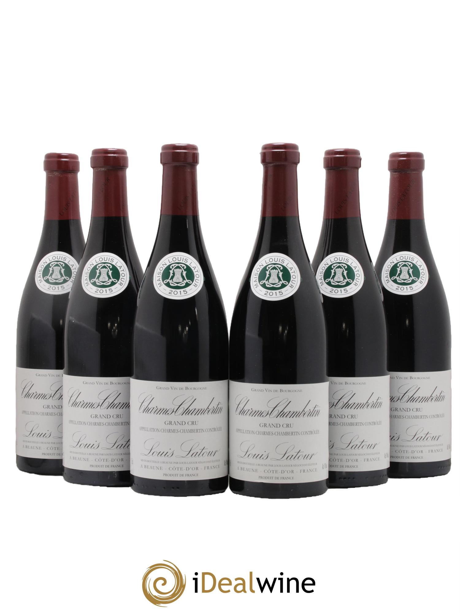 Charmes-Chambertin Grand Cru Louis Latour 2015 - Lot de 6 bouteilles - 0