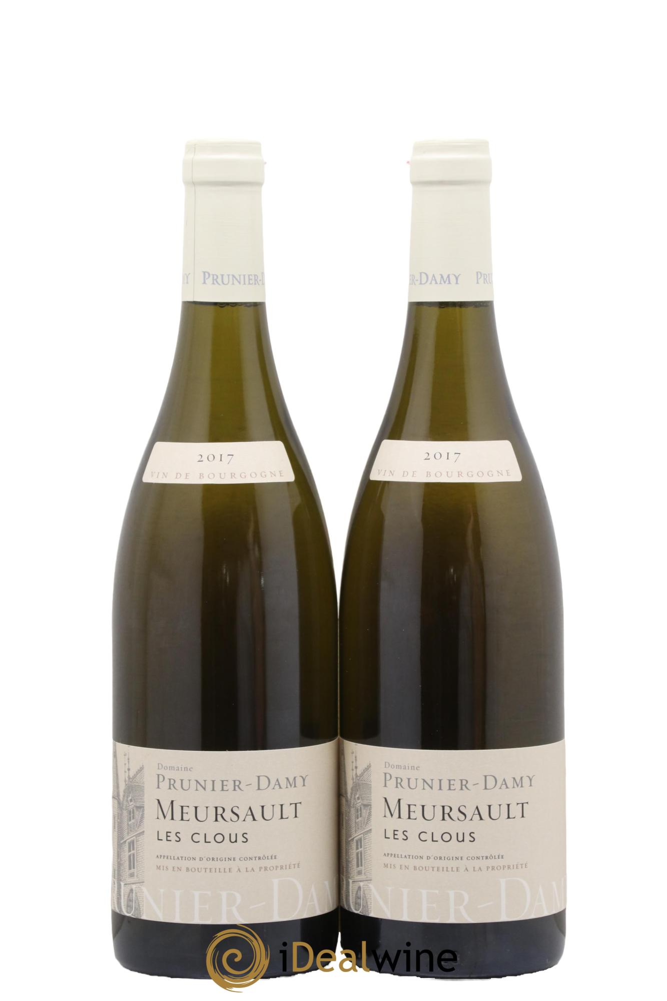 Meursault Les Clous Prunier-Damy 2017 - Lot de 2 bouteilles - 0