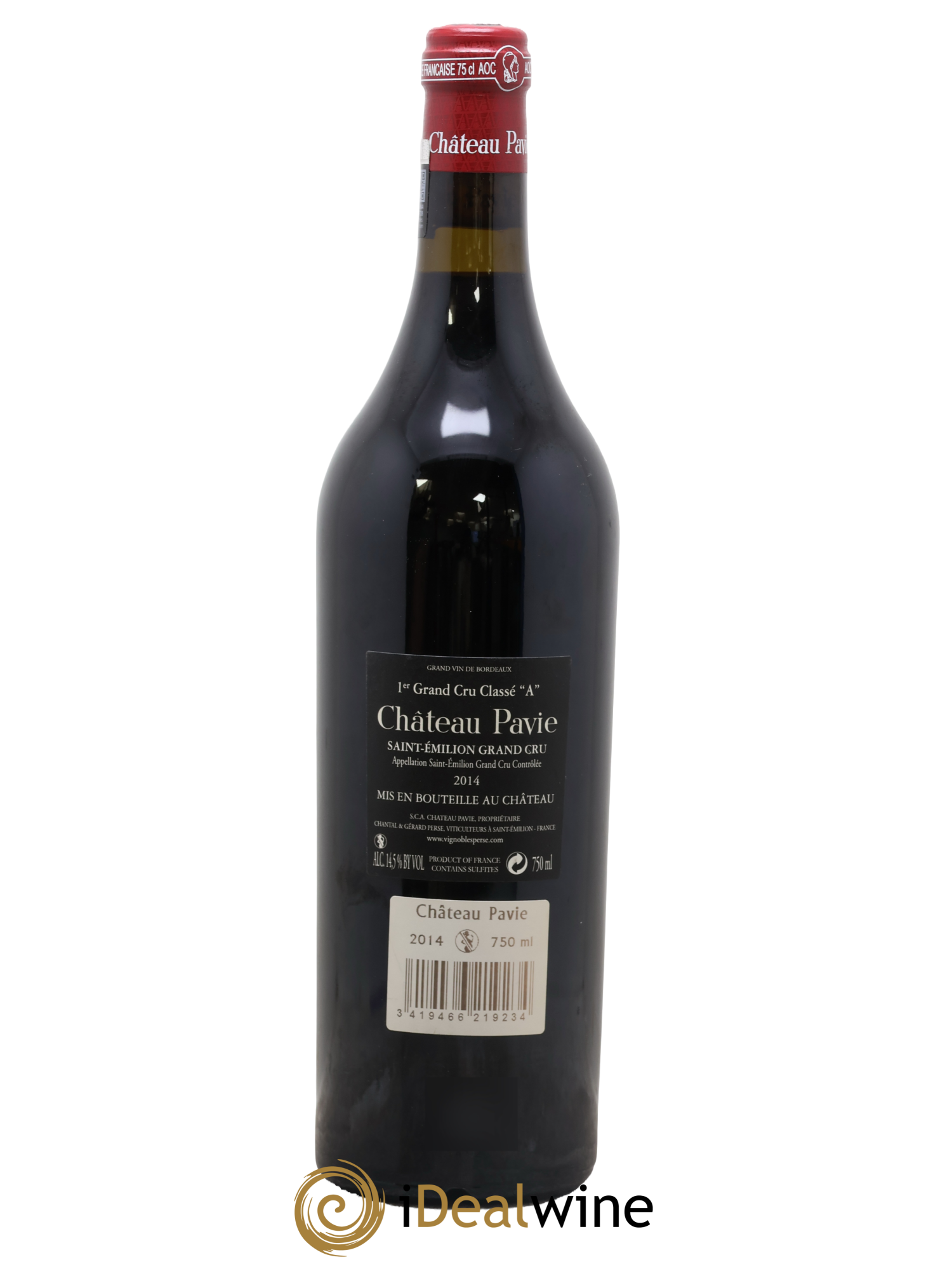 Château Pavie 1er Grand Cru Classé A 2014 - Lot de 1 bouteille - 1