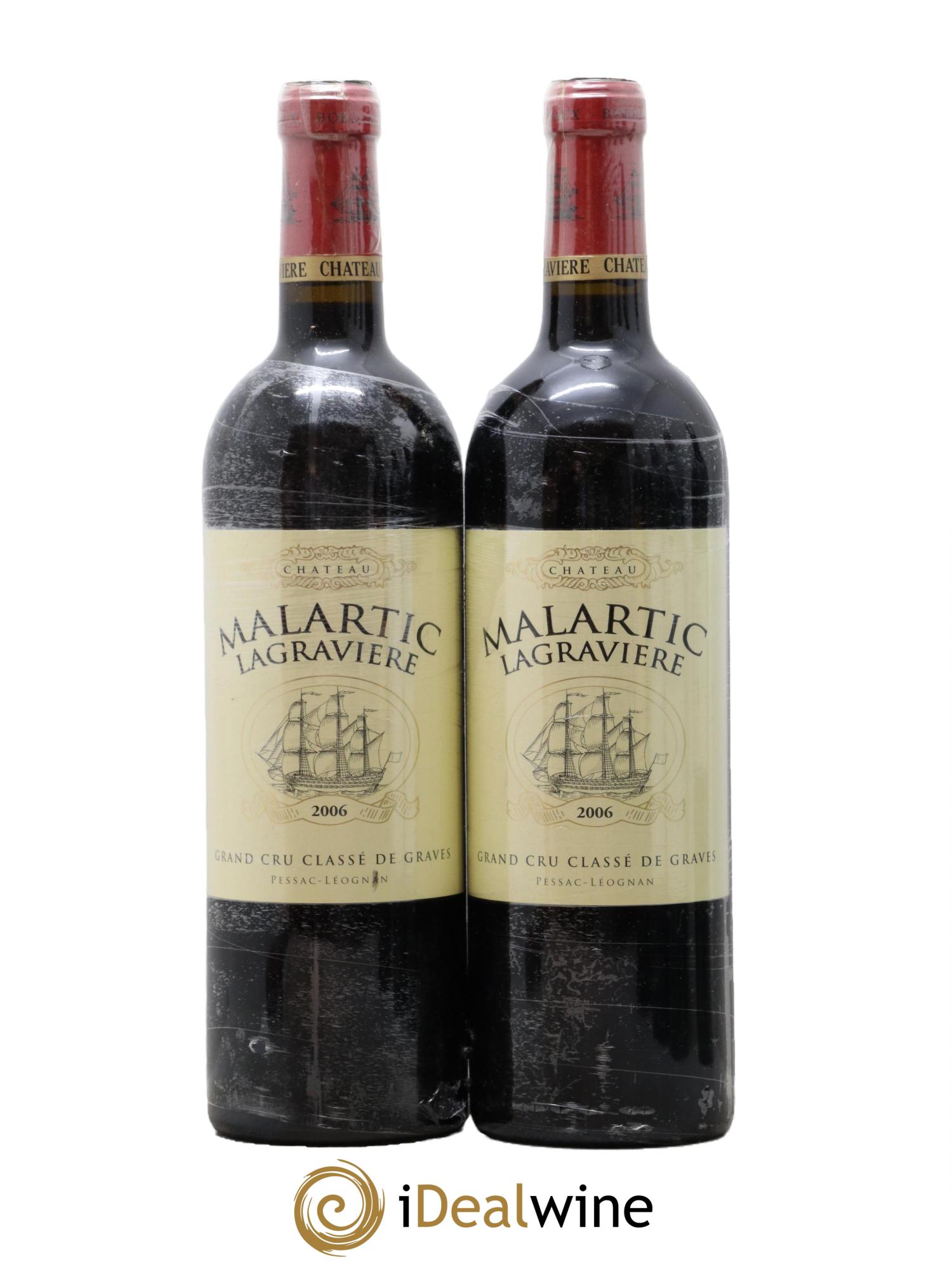 Château Malartic-Lagravière Cru Classé de Graves 2006 - Lot de 2 bouteilles - 0