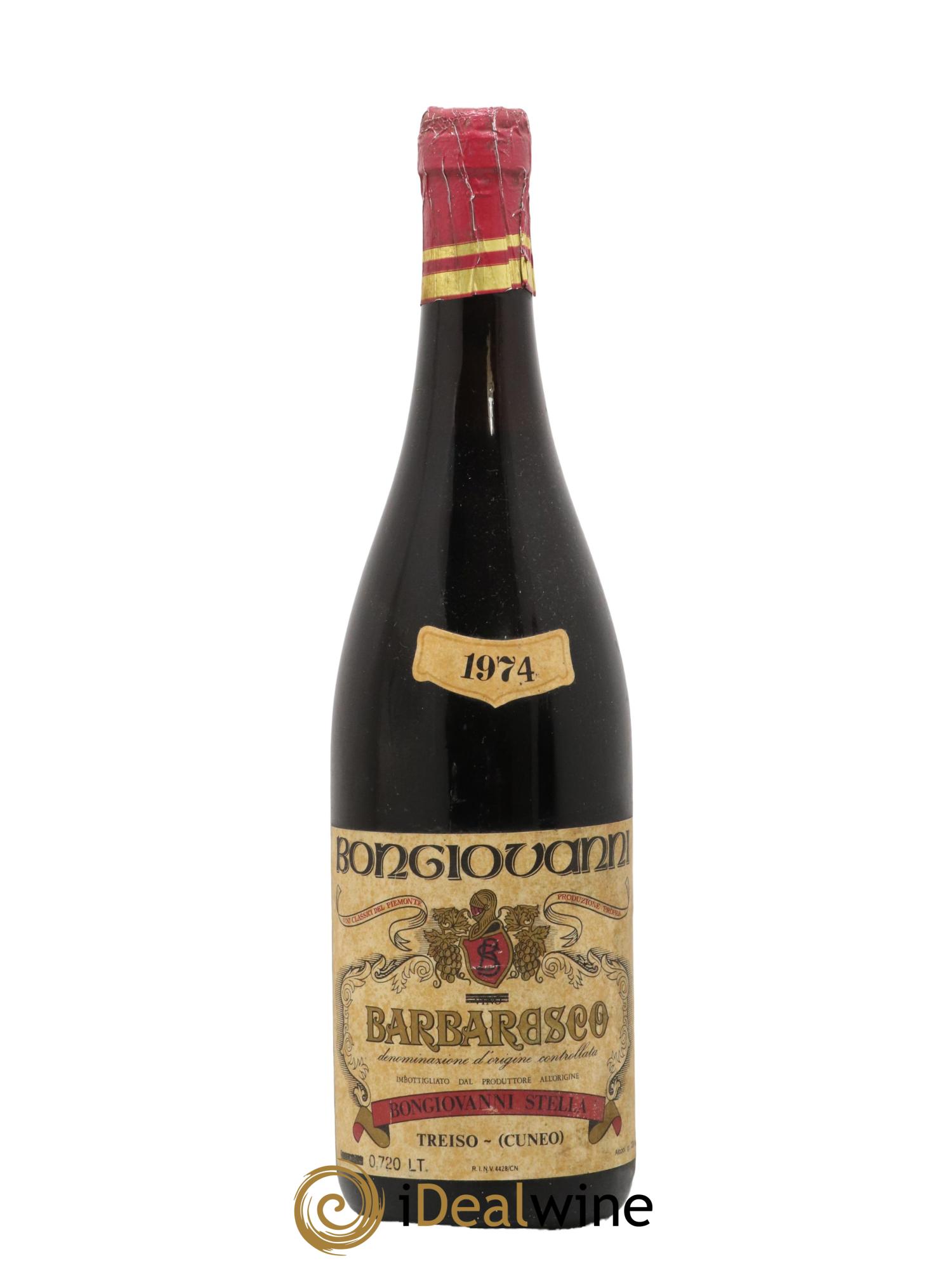 Barbaresco DOCG Bongiovanni 1974 - Lot de 1 bouteille - 0