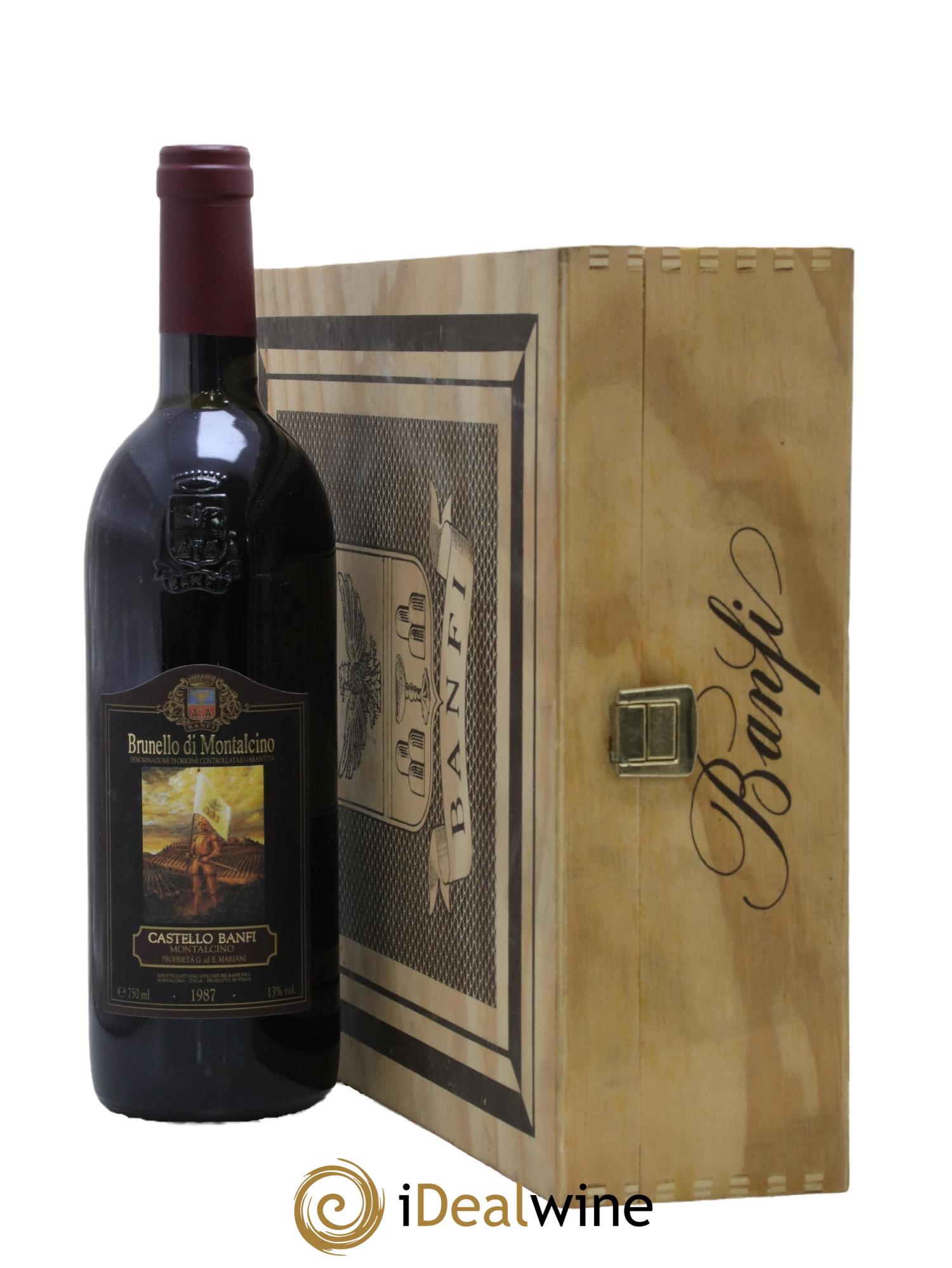 Brunello di Montalcino DOCG Castello Banfi 1987 - Posten von 3 Flaschen - 1