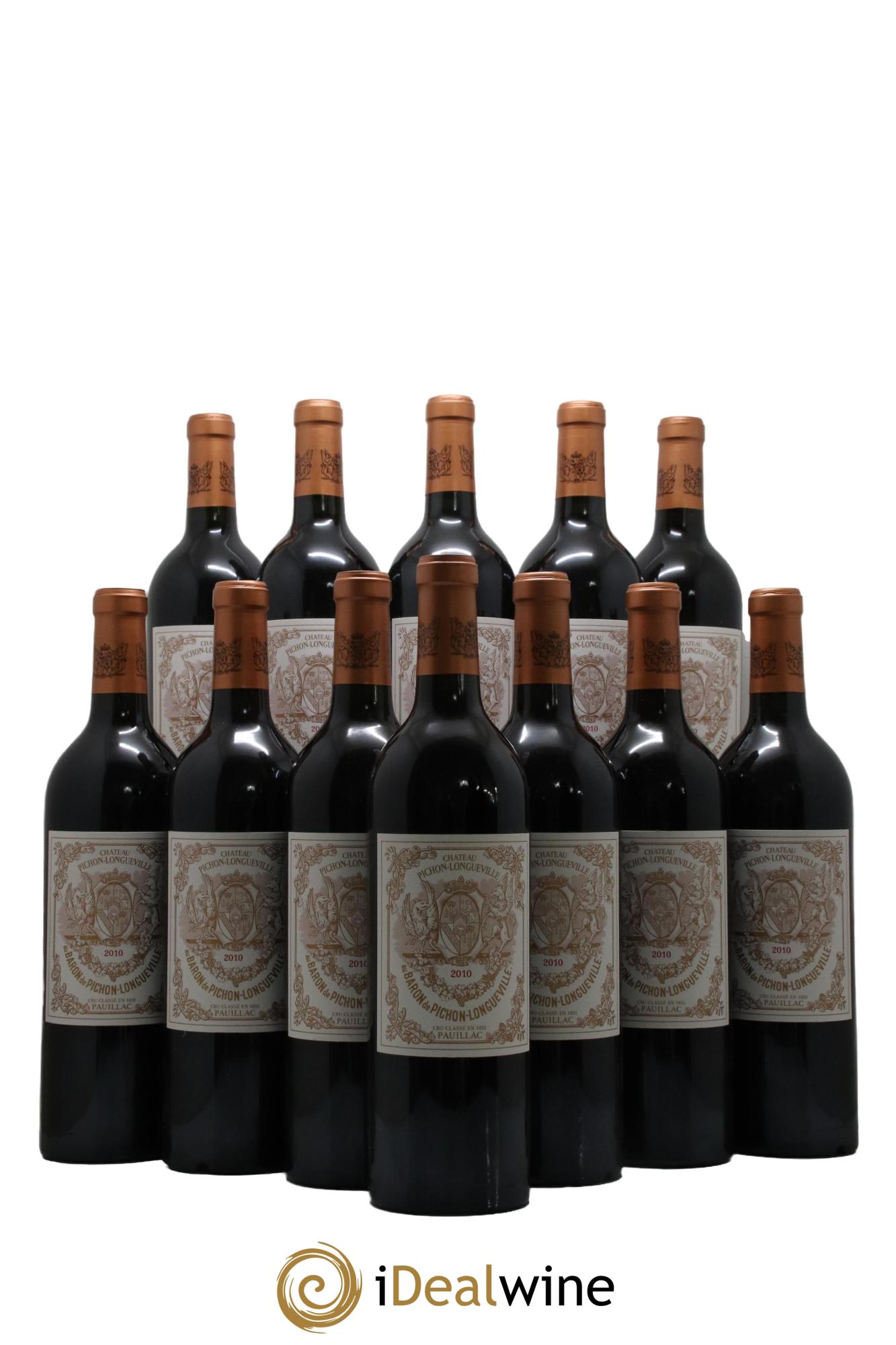 Pichon Longueville Baron 2ème Grand Cru Classé 2010 - Posten von 12 Flaschen - 0