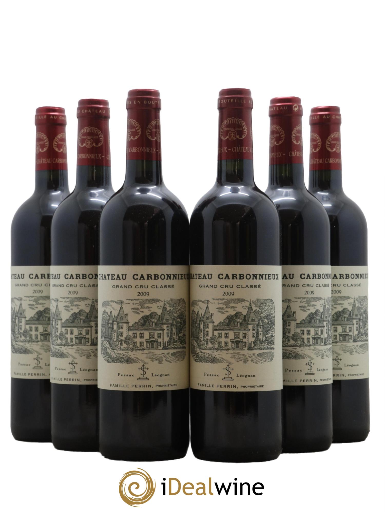 Château Carbonnieux Cru Classé de Graves 2009 - Lot de 6 bouteilles - 0