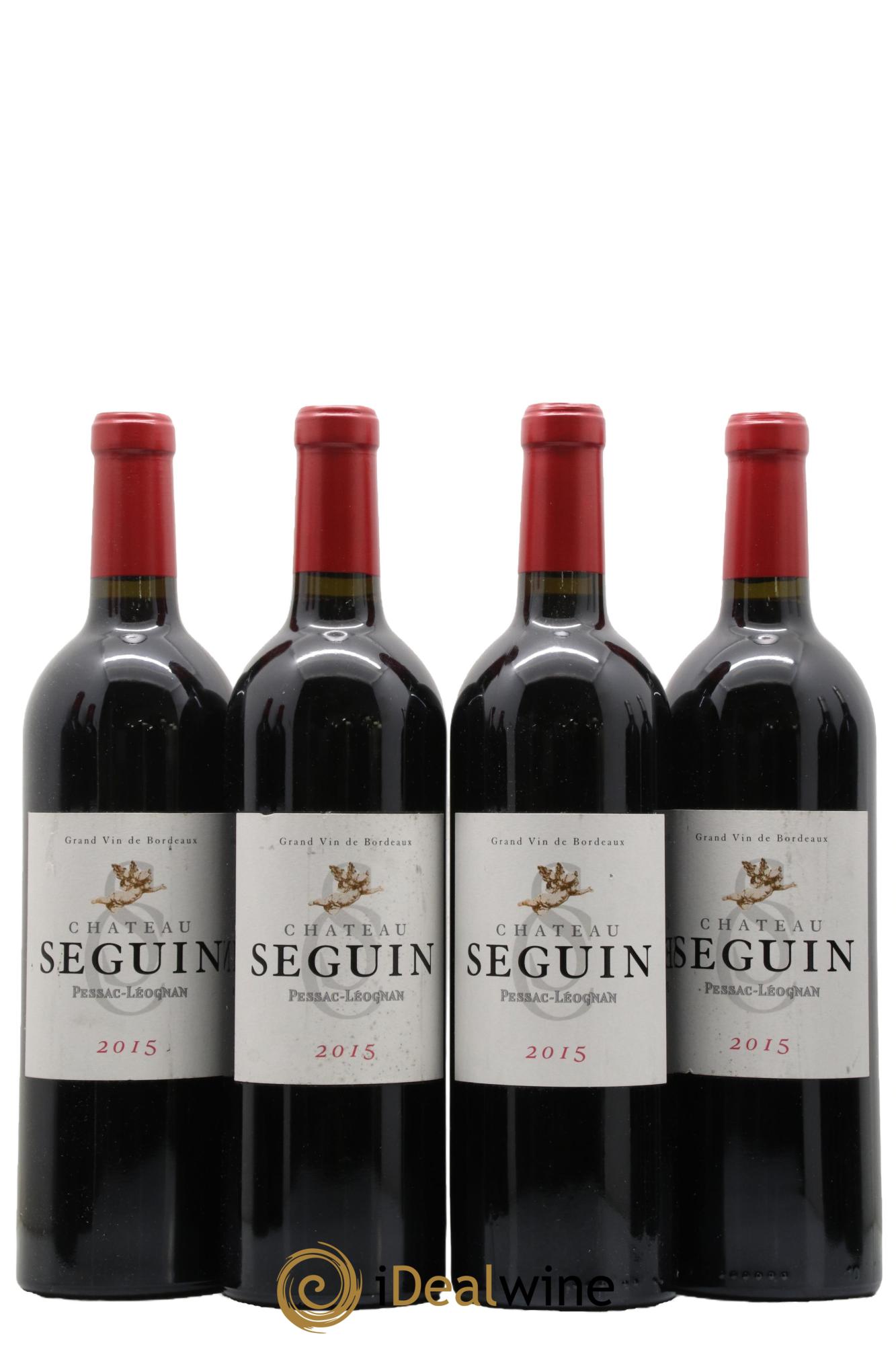 Pessac-Léognan Château Seguin 2015 - Lot de 4 bouteilles - 0