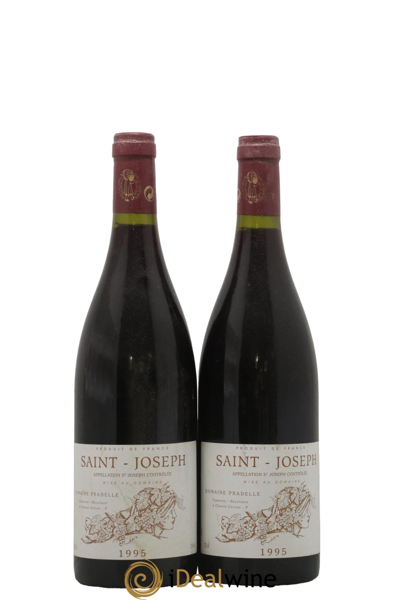 Saint-Joseph Domaine Pradelle 1995 - Lot de 2 bouteilles - 0