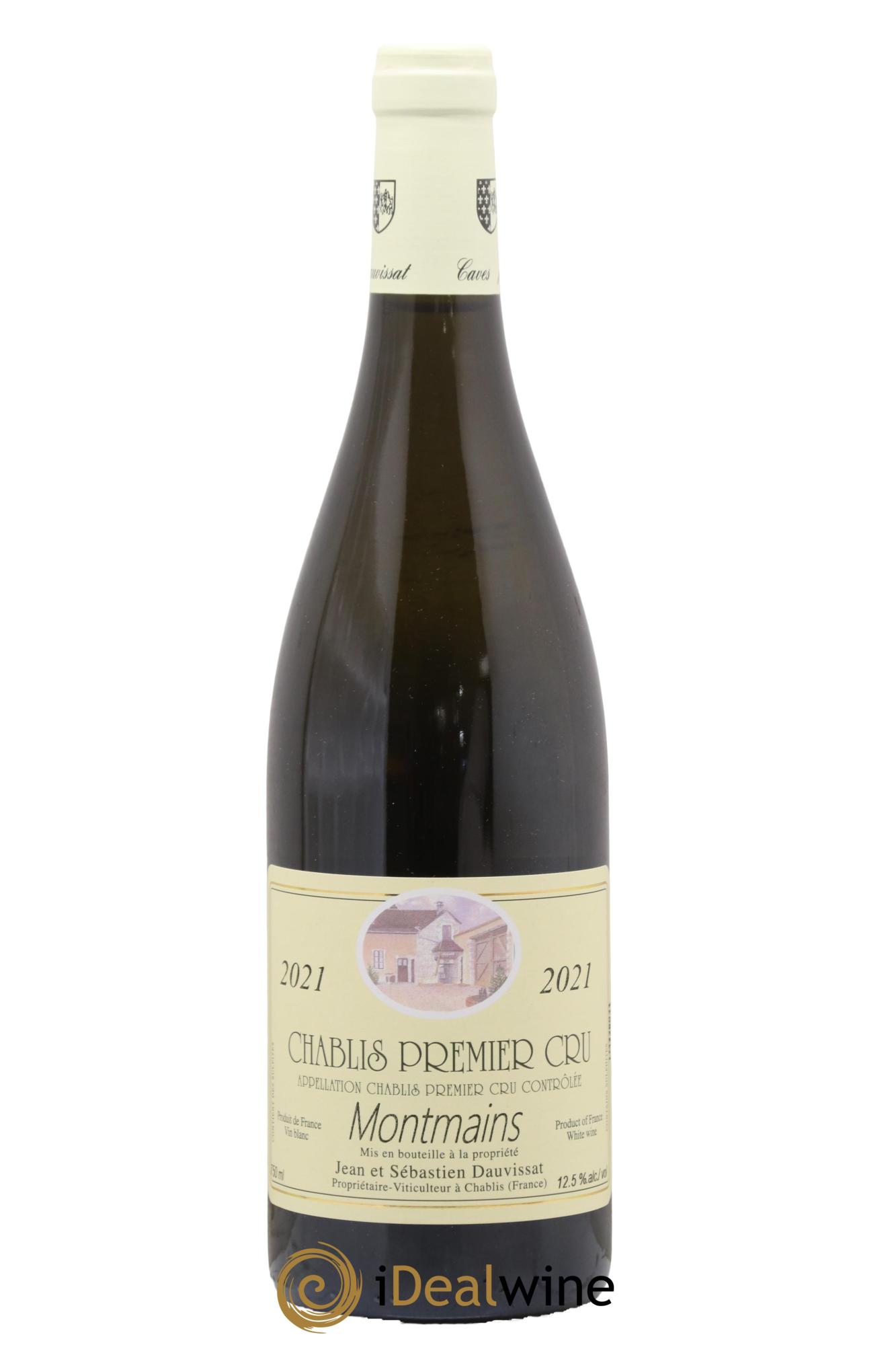 Chablis 1er Cru Montmains Jean Dauvissat (Domaine) 2021 - Lot de 1 bouteille - 0