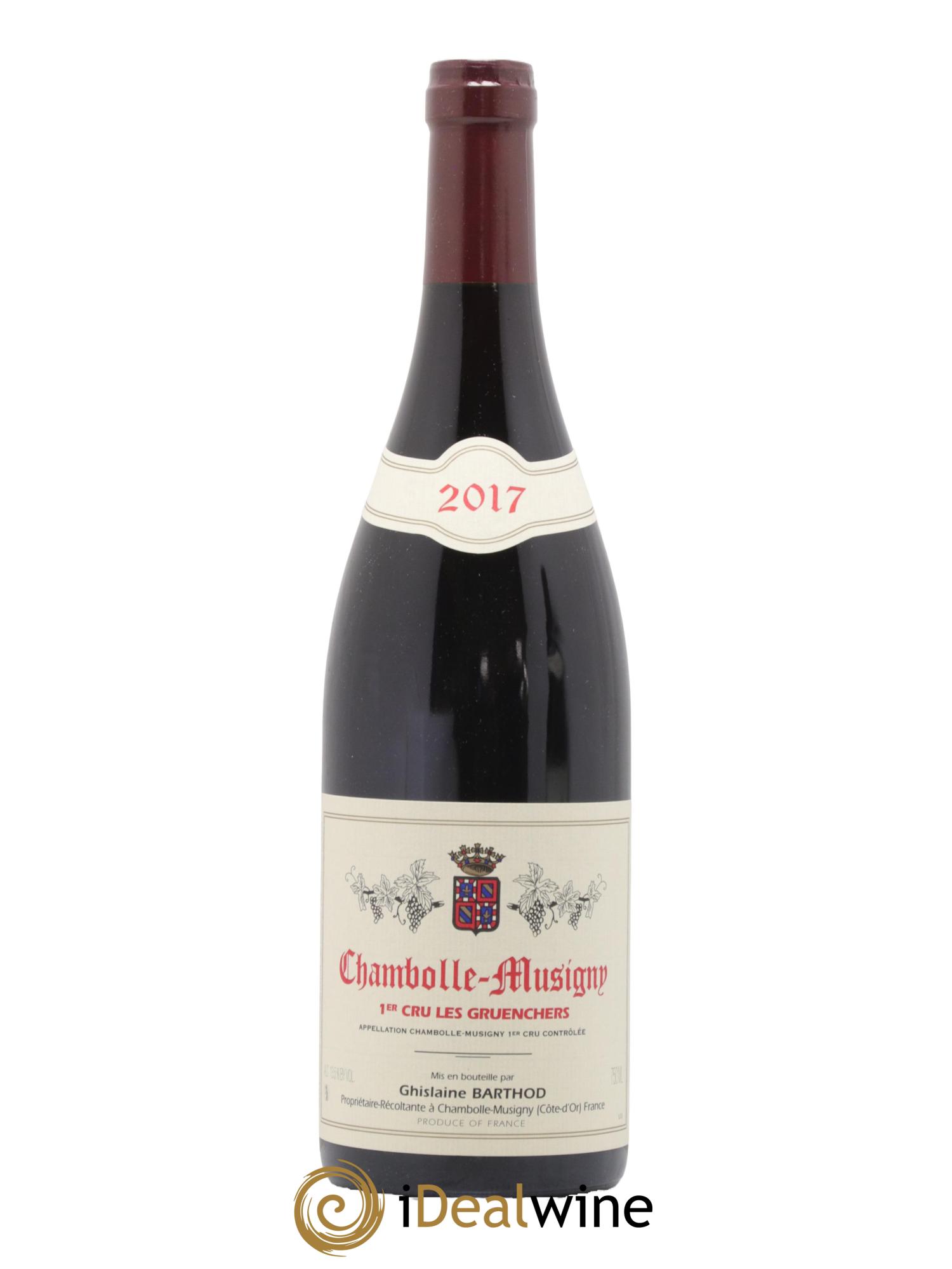 Chambolle-Musigny 1er Cru Les Gruenchers Ghislaine Barthod 2017 - Lot de 1 bouteille - 0