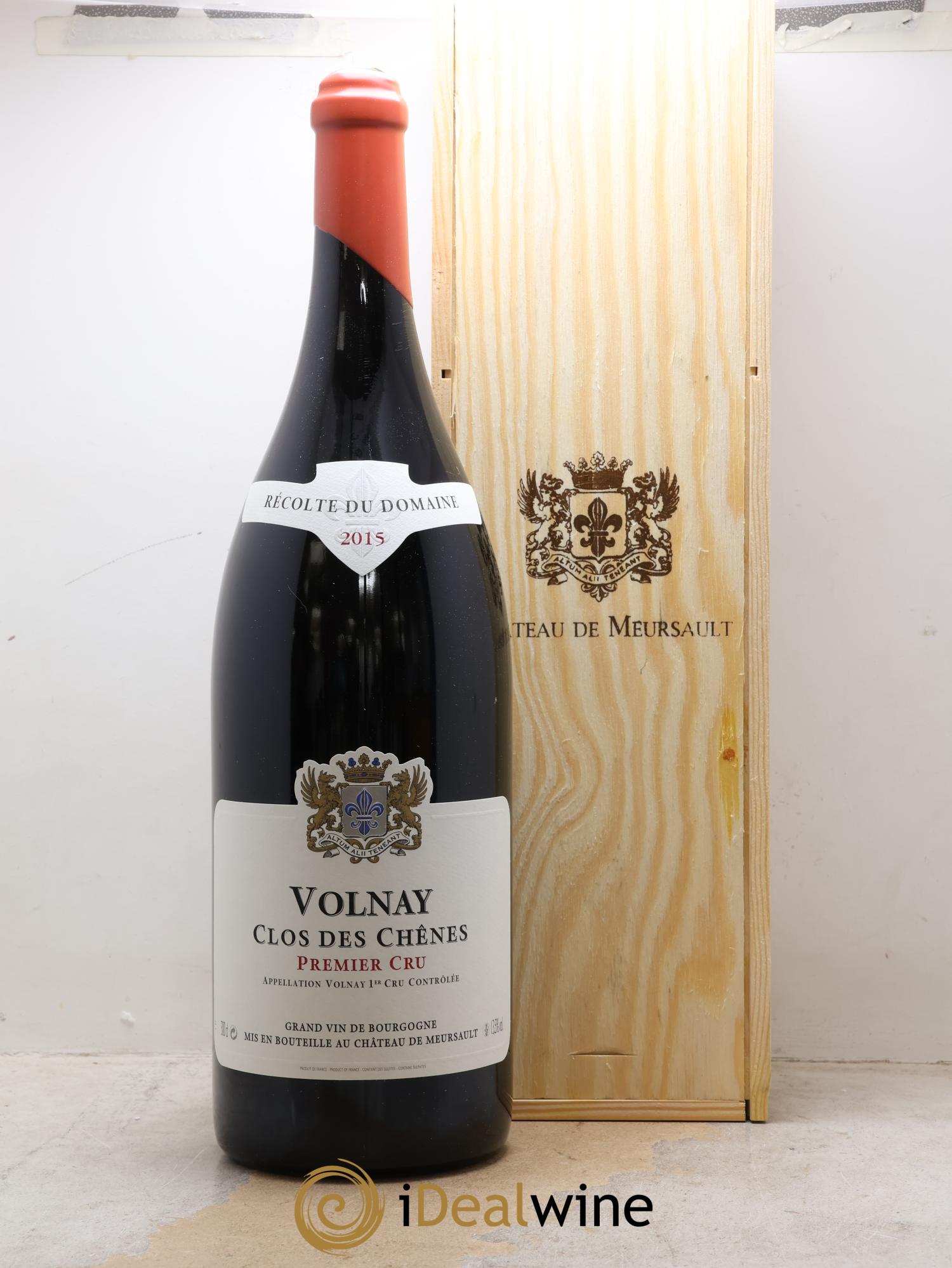 Volnay 1er Cru Clos des Chênes Château de Meursault 2015 - Lot of 1 double magnum - 1