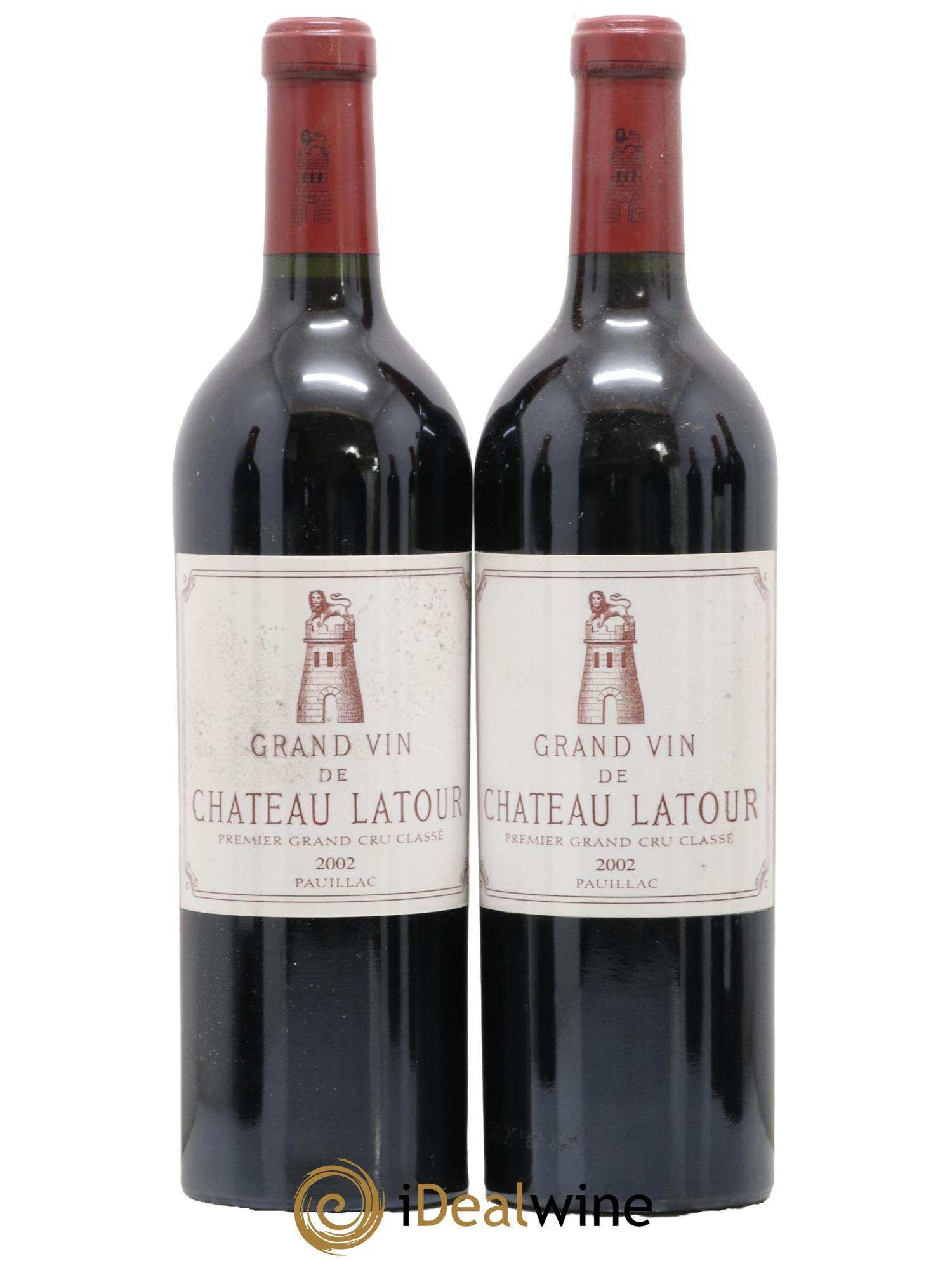 Caisse Primeurs 2 Haut Brion 2 Latour 2 Petrus 2 Lafitte 2 Margaux 2 Mouton 2002 - Lot of 12 bottles - 4