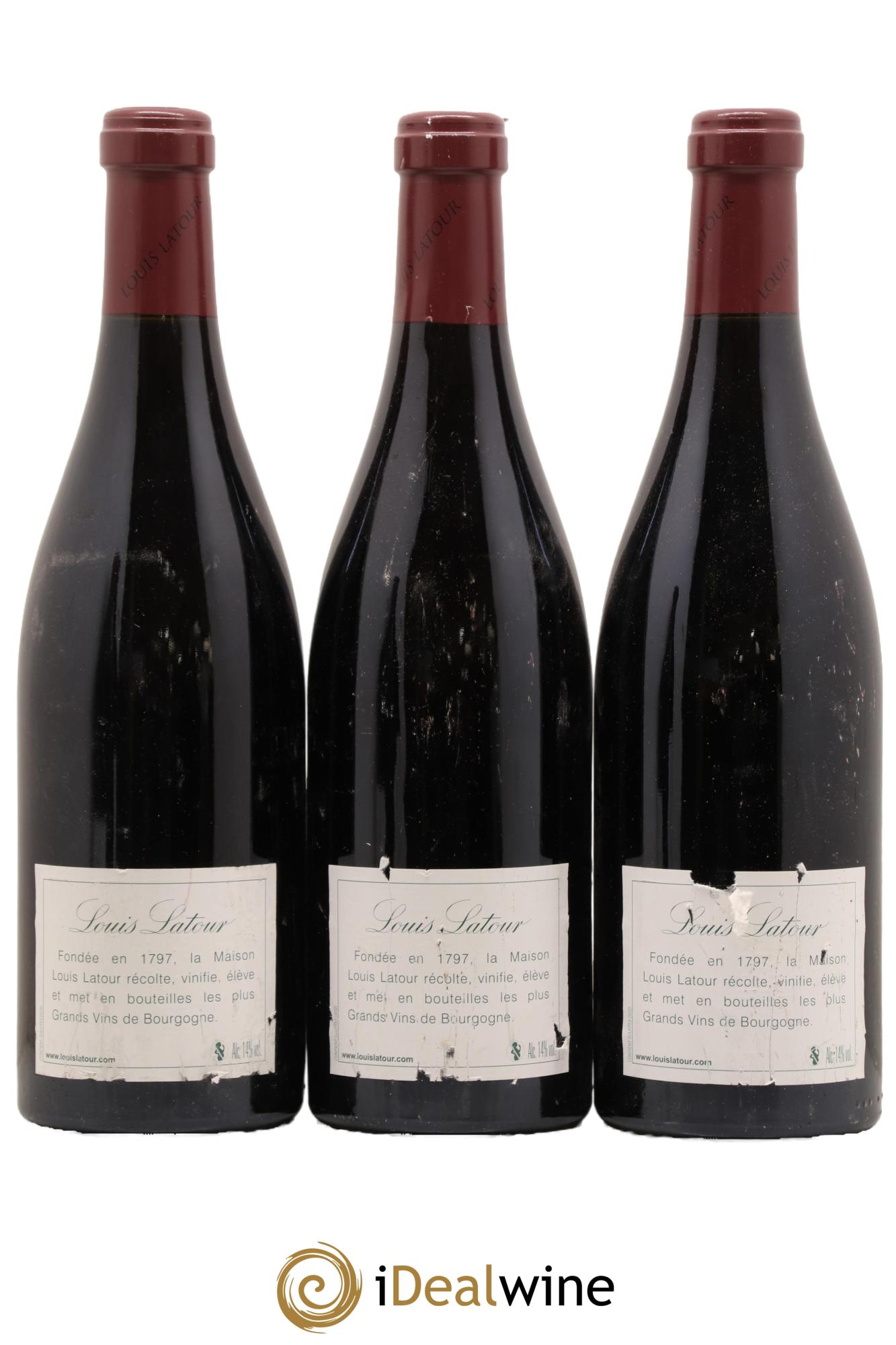 Chambertin Grand Cru Cuvée Héritiers Latour Louis Latour  2004 - Posten von 3 Flaschen - 1