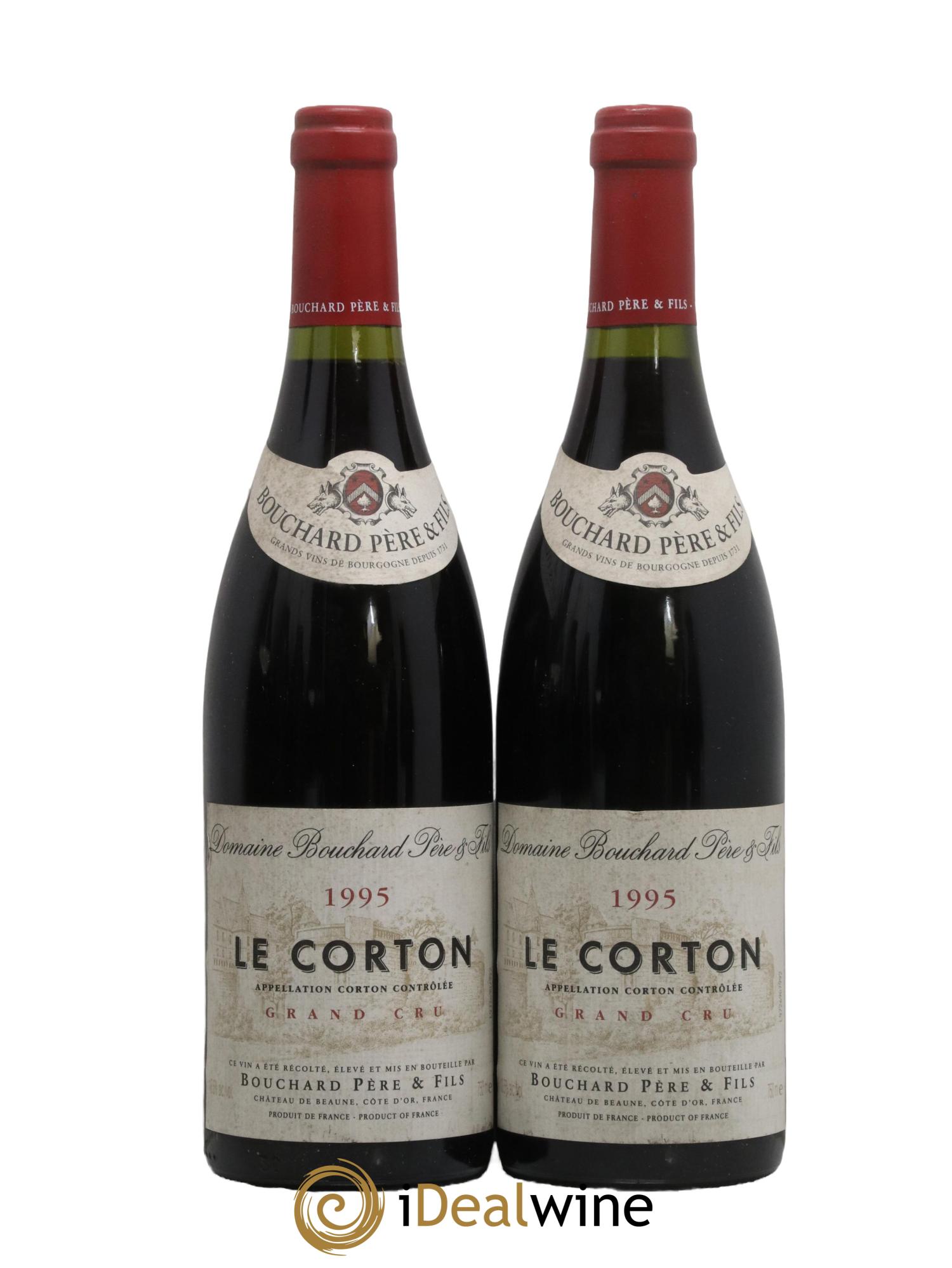 Corton Grand Cru Le Corton Bouchard Père & Fils 1995 - Lot de 2 bouteilles - 0