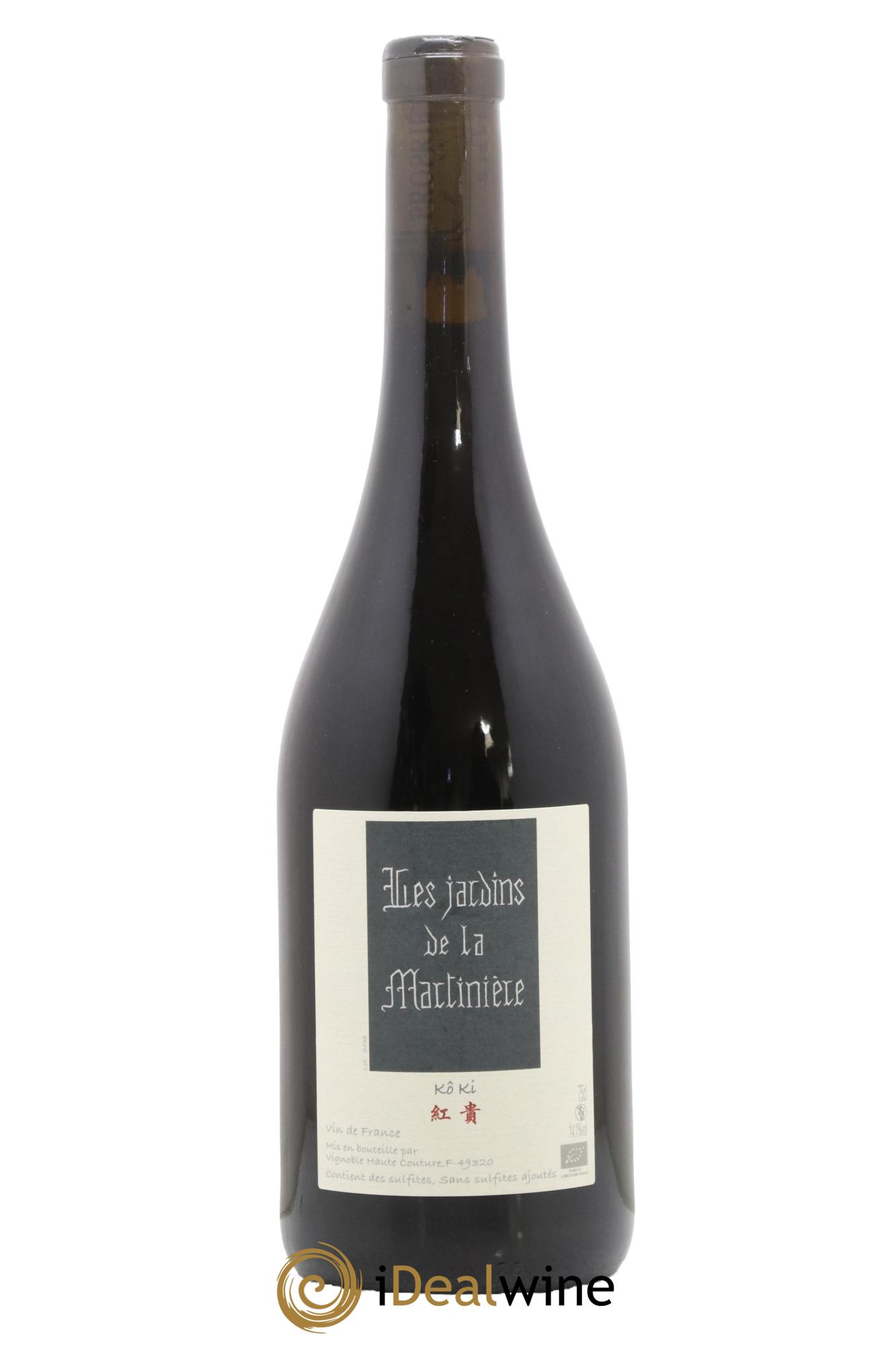 Vin de France Kô Ki Les Jardins de la Martinière 2018 - Lot de 1 bouteille - 0