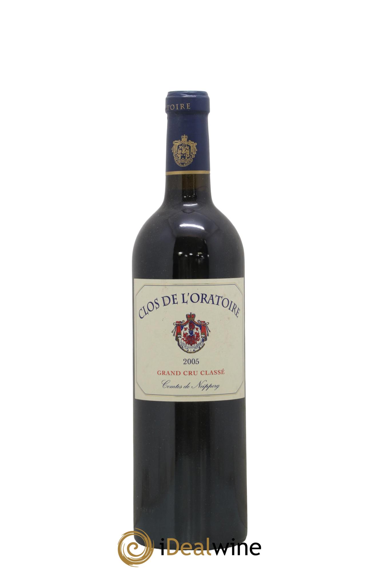 Clos de l'Oratoire Grand Cru Classé 2005 - Lot de 1 bouteille - 0