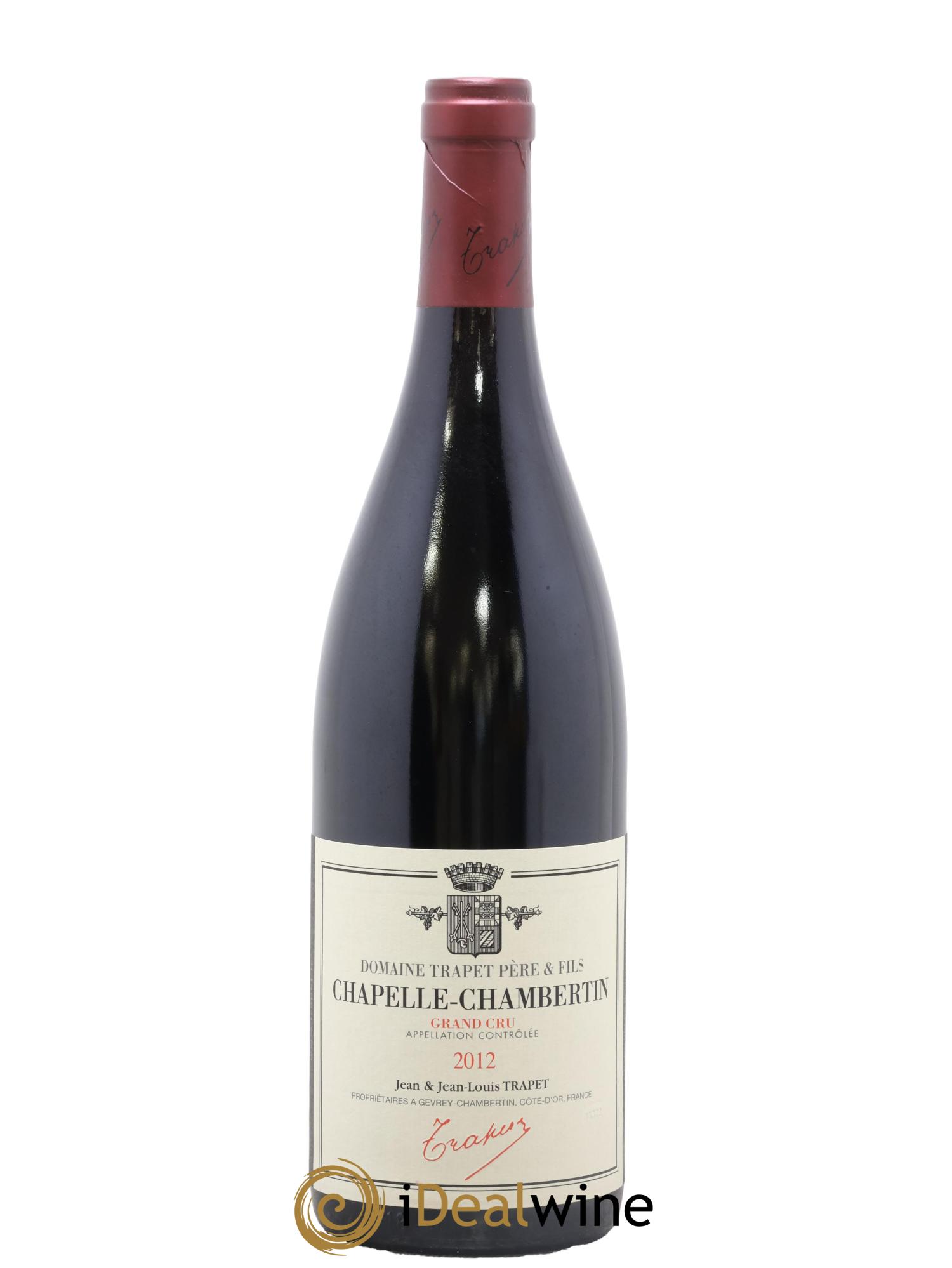 Chapelle-Chambertin Grand Cru Domaine Trapet 2012 - Lot de 1 bouteille - 0