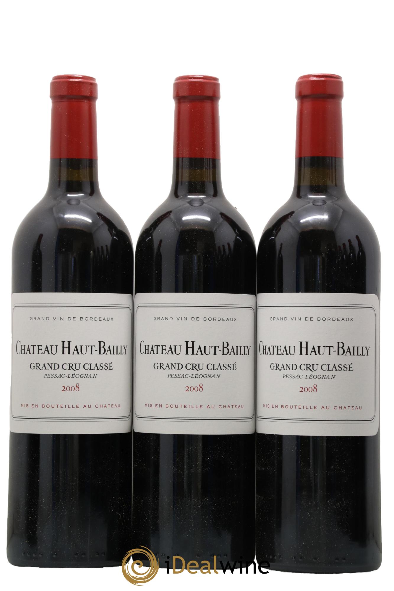 Château Haut-Bailly Cru Classé de Graves 2008 - Posten von 12 Flaschen - 2