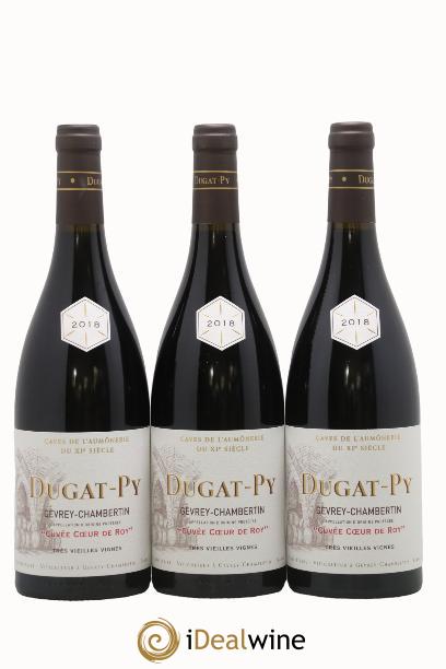 Gevrey-Chambertin Coeur de Roy Très Vieilles Vignes Dugat-Py 2018 - Lot of 3 bottles - 0