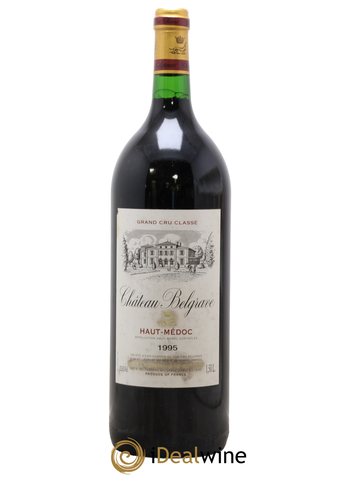 Château Belgrave 5ème Grand Cru Classé 1995 - Lot de 1 magnum - 0