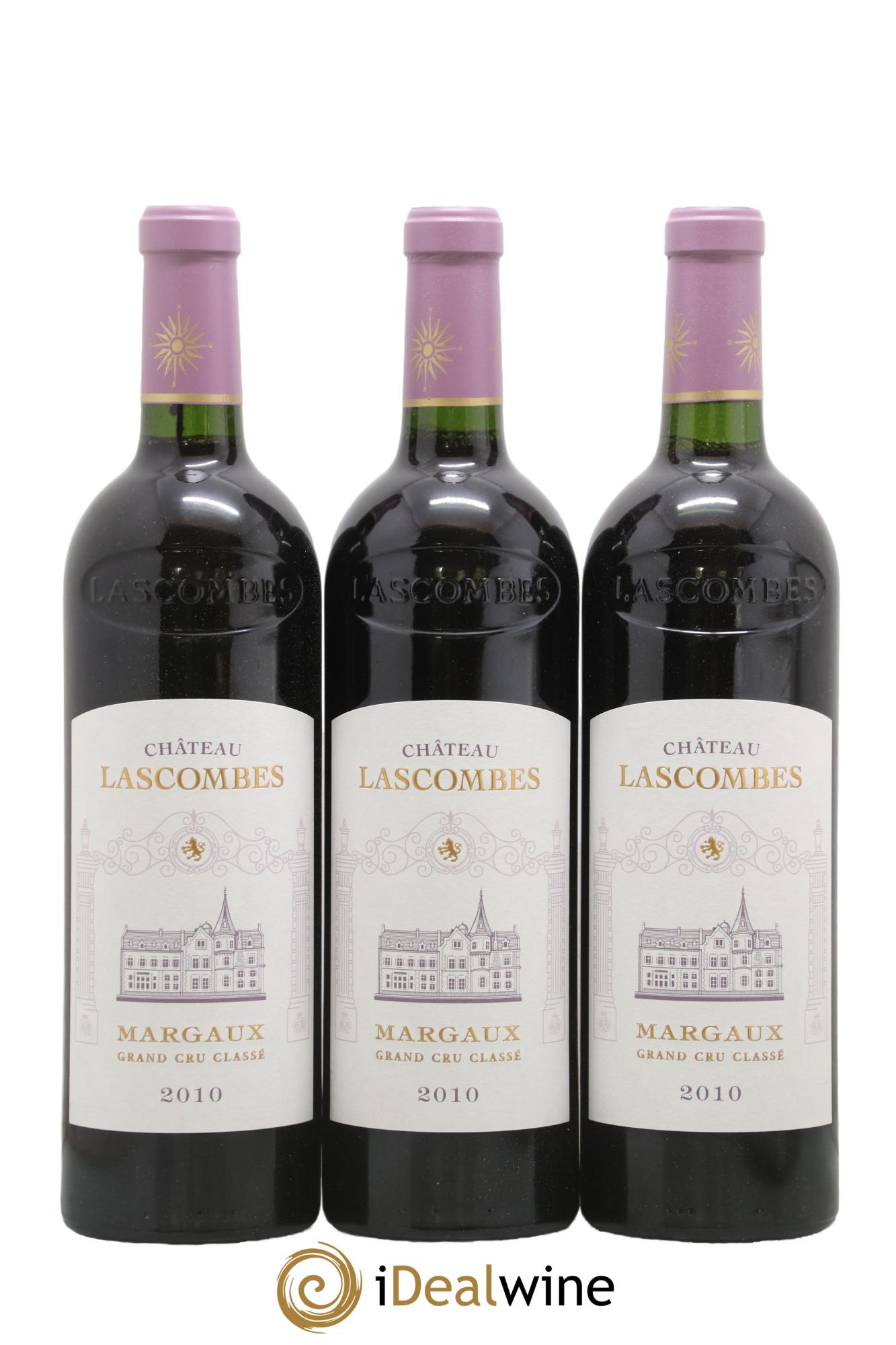 Château Lascombes 2ème Grand Cru Classé 2010 - Lotto di 3 bottiglie - 0